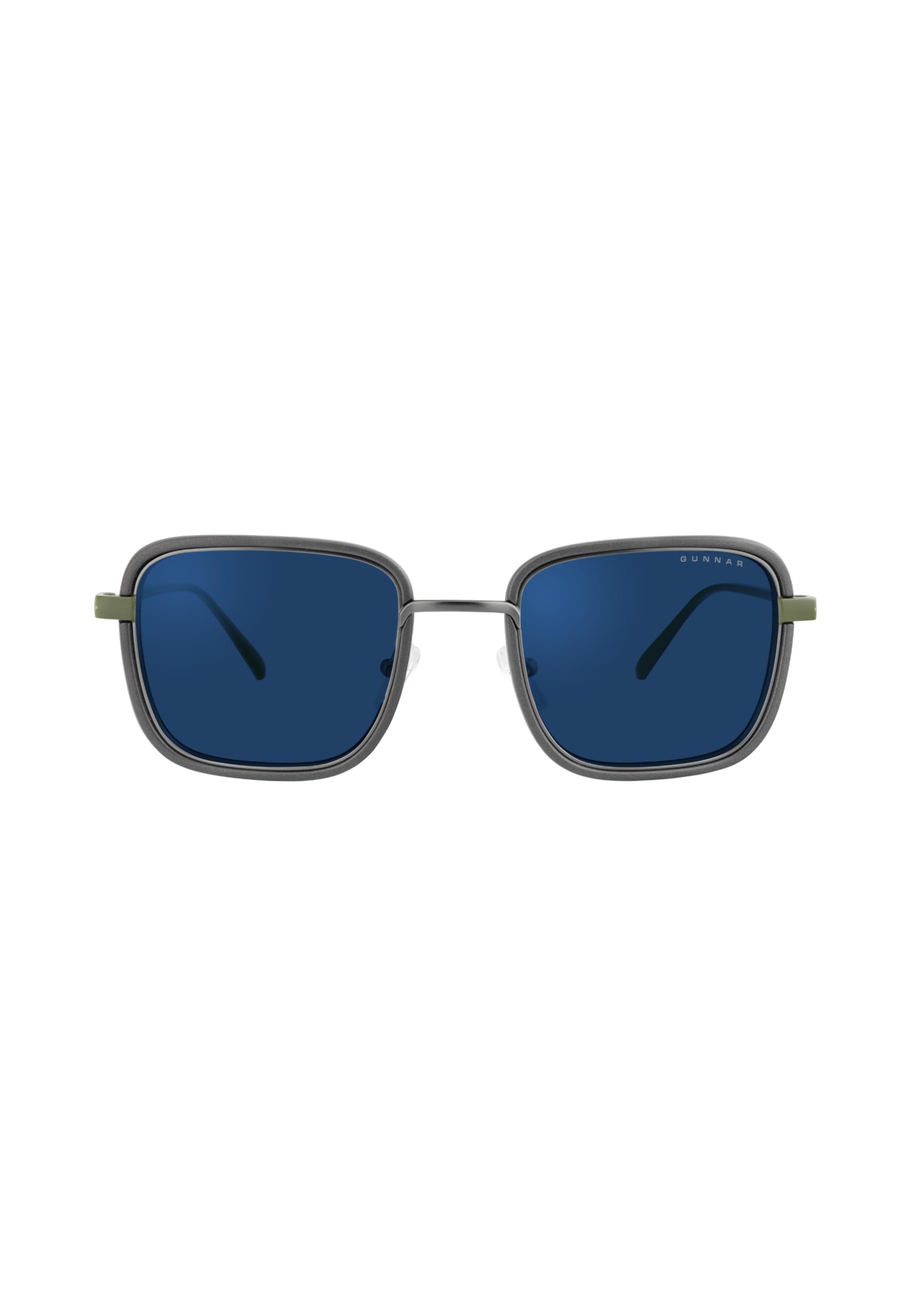 Fallout GUNNAR Gaming, Computer, Blue Light Blocking Glasses – Exclusive Vault 33 Glasses – Patented Lens Technology: Gunmetal/Olive Sun