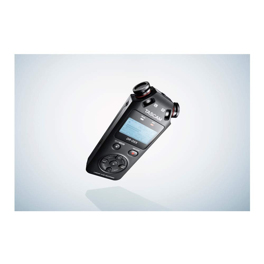 Tascam DR-05X Stereo Handheld Digital Audio Portable Recorder and USB Audio Interface, Pro Field, AV, Music, Dictation Recorder: Tascam DR-05X Stereo Handheld Digital Audio Portable Recorder and USB Audio Interface, Pro Field, AV, Music, Dictation Recorder