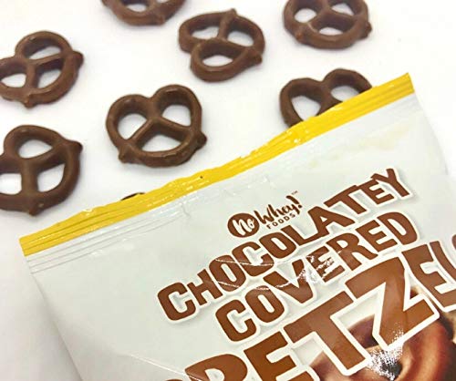 Vegan, Gluten Free Chocolatey Covered Pretzels (2 Pack) | Dairy Free, Peanut Free, Nut Free, Soy Free, All Natural, Sesame Free | Allergy Friendly | No Whey Foods: Vegan, Gluten Free Chocolatey Covered Pretzels (2 Pack) | Dairy Free, Peanut Free, Nut Free, Soy Free, All Natural, Sesame Free | Allergy Friendly | No Whey Foods