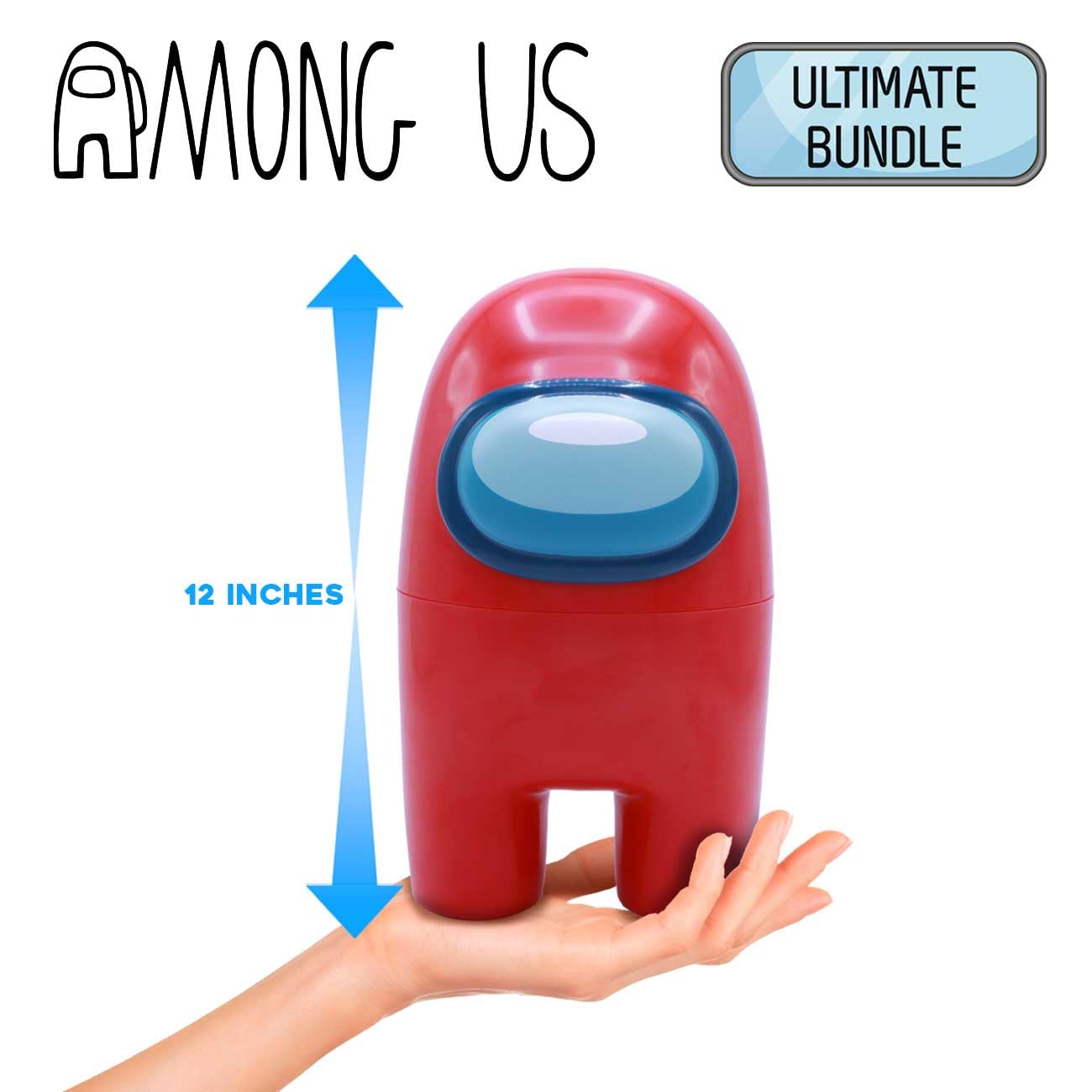 Just Toys LLC Among Us Ultimate Surprise Bundle – 25+ Collectibles: Large Crewmate, 20 Micro‑Figures, 3 Mini‑Figures & 2 Backpack Hangers – Licensed Kids Toy Gift