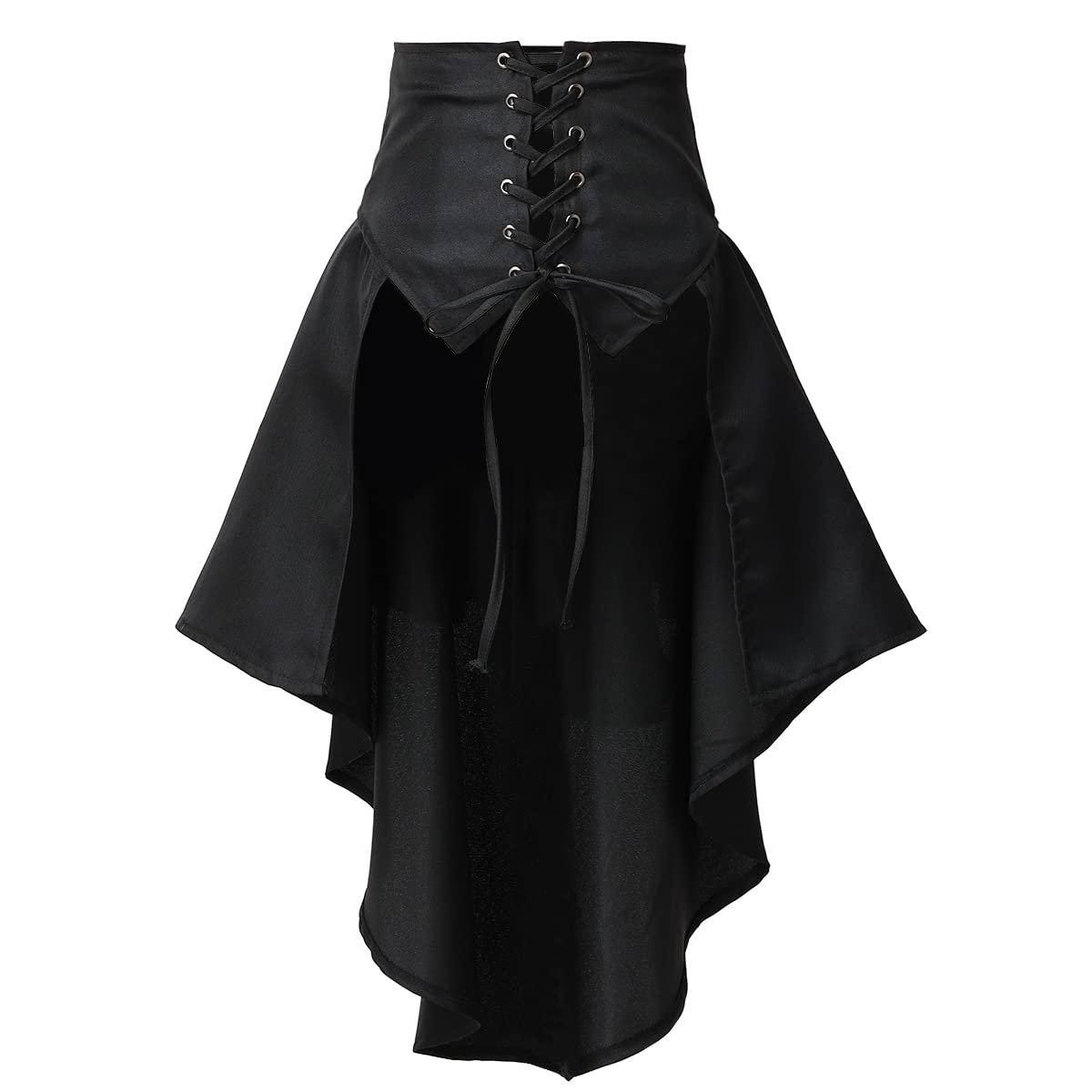 COSDREAMER Steampunk Women's Skirts Waist Belt for Women Ruffles Pirate Corset Costumes thumbnail 1