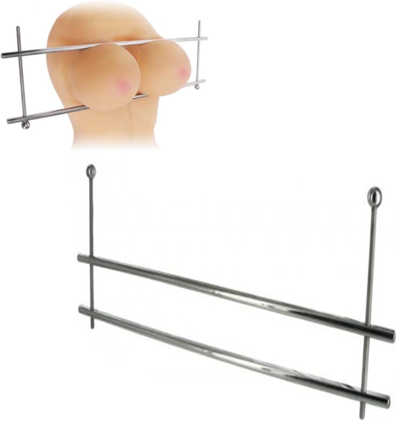 Nipple Clamps Breast Clip Rack Compactor Steel Breast Bondage Hard Tit Restraints Slave BDSM Kink Toy thumbnail 4
