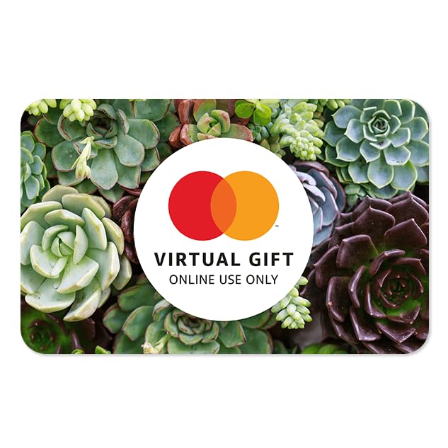 Mastercard Virtual $200 eGift Card (plus $6.95 purchase fee) – For Online Use Only: 200 Floral