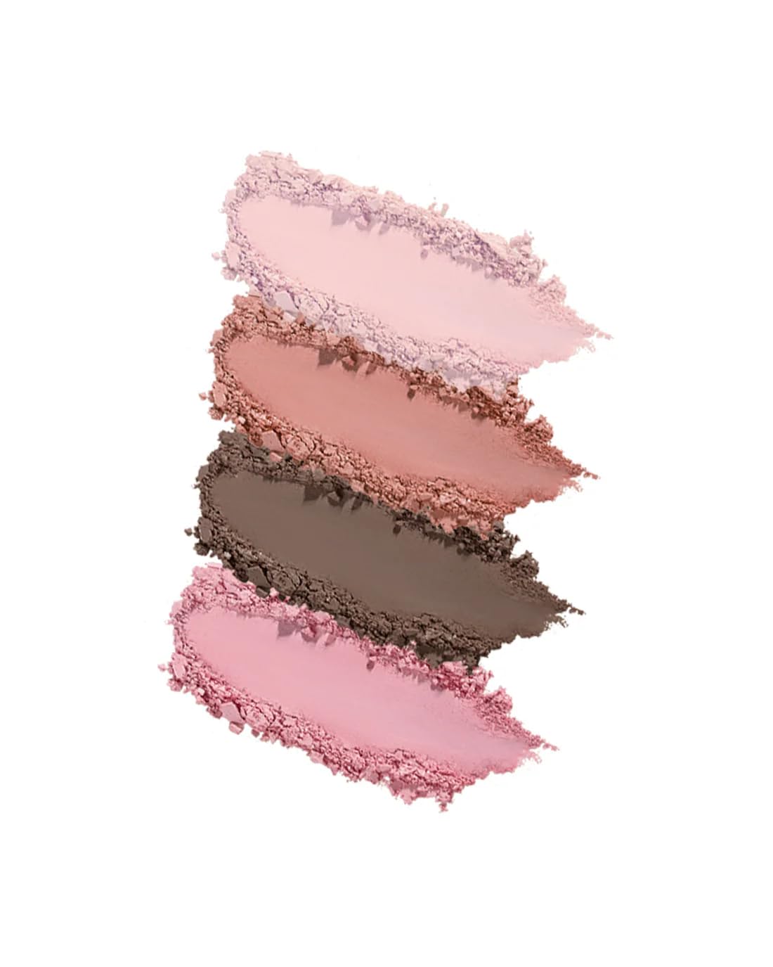 Flower Knows Swan Ballet Six-Color Makeup Palette,Eyeshadow,Blush,Highlighting & Contour All-in-One Face Makeup Palette with 4 Matte+2 Shimmer Smoky Shades(02 Black Swan,0.23 Oz)