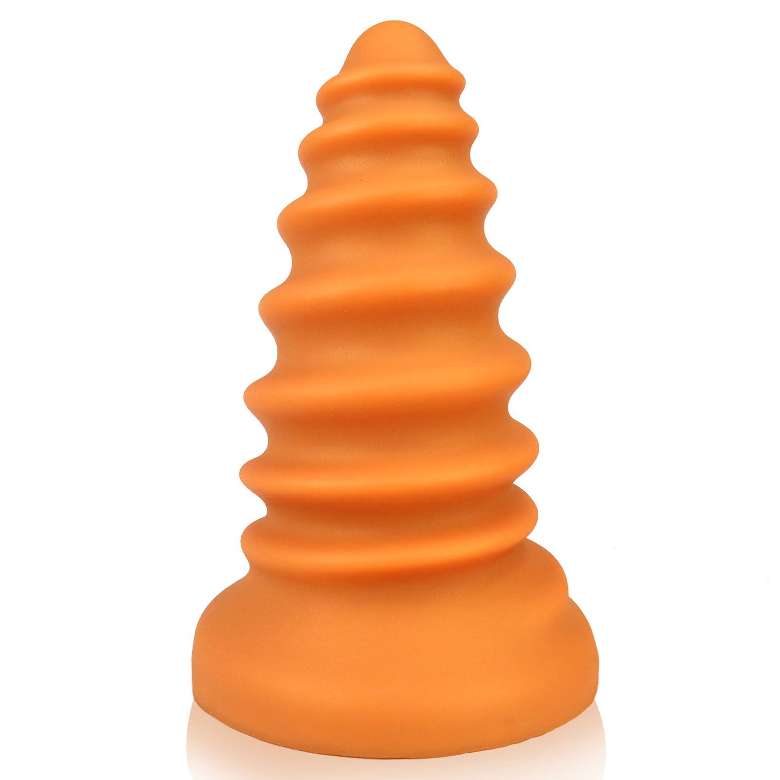 TaRiss's Silicone Anal Plug with Suction Base for Hands-Free Play Thick Butt Plug Dildo for Anal Training Prostate G-spot Stimulation Screw Shape Fantasy Adult Sex Toy for Advanced Players  8.66’’: 2X-Large