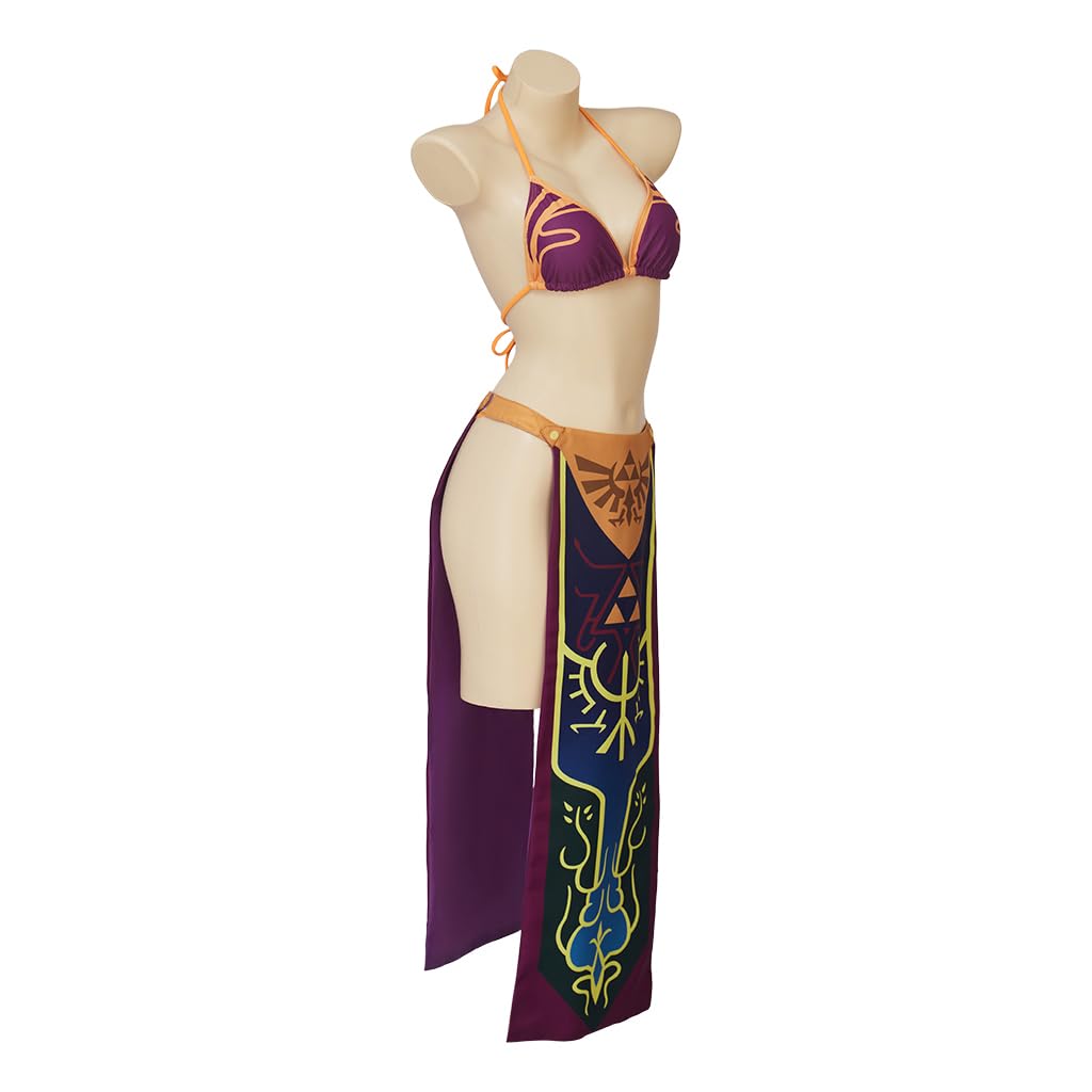 MelangCos Princess Cosplay Costume Sexy Lingerie Outfit for Women Girls: XX-Large Purple