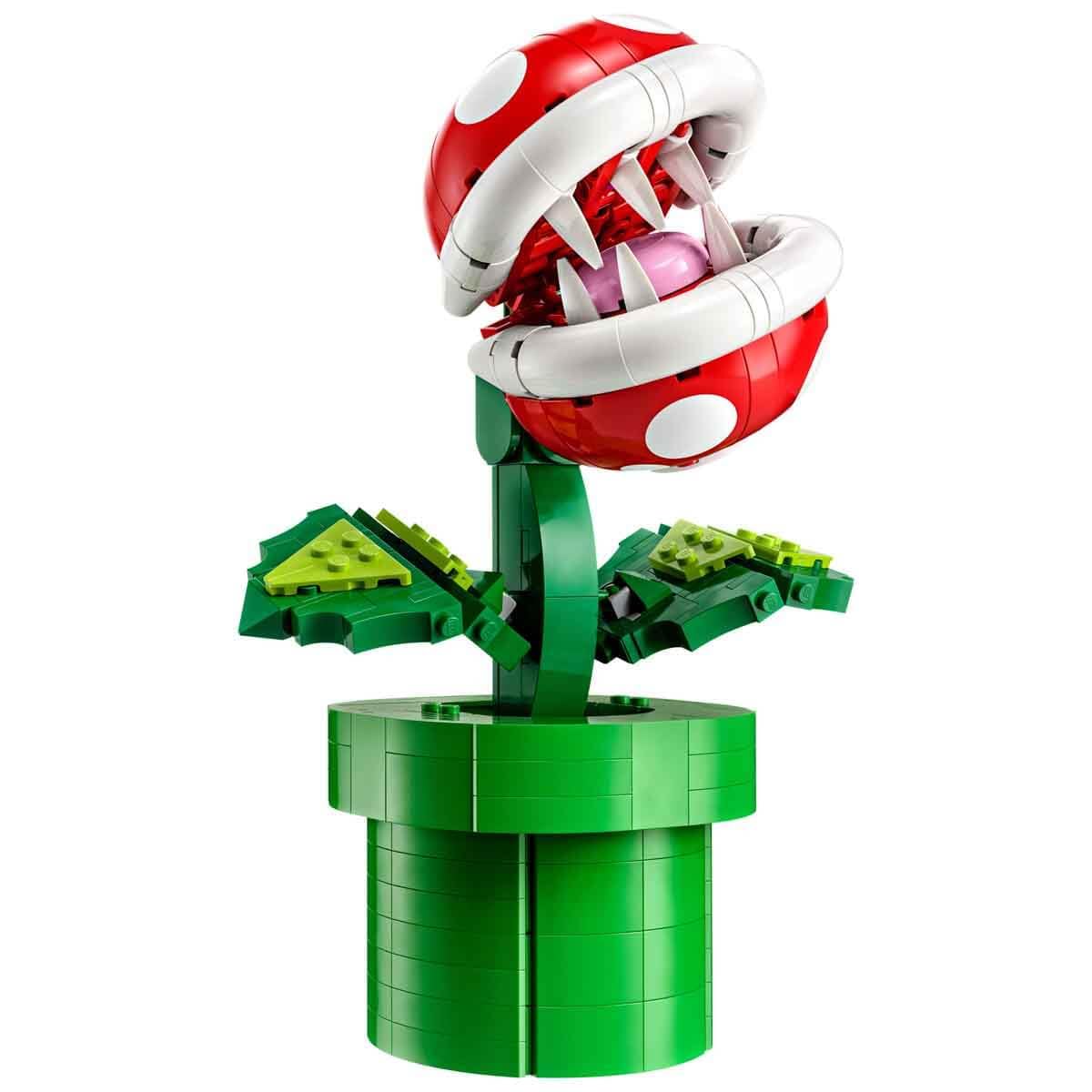 LEGO Super Mario Piranha Plant, Build and Display Super Mario Brothers Collectible for Adults and Teens, Authentically Detailed Posable Figure, Birthday Gift for Gamers and Super Mario Fans, 71426: Green
