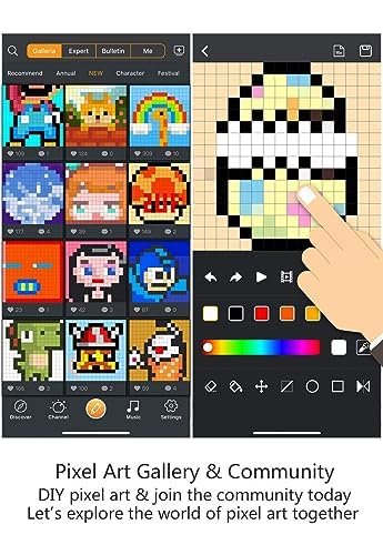 Divoom Ditoo Retro Pixel Art Game Bluetooth Speaker with 16X16 LED App Controlled Front Screen (): Pink