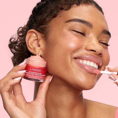 LANEIGE Lip Sleeping Mask: Nourish, Hydrate, Vitamin C, Murumuru & Shea Butter, Antioxidants, Flaky, Dry Lips: Dreamy Lip Kit