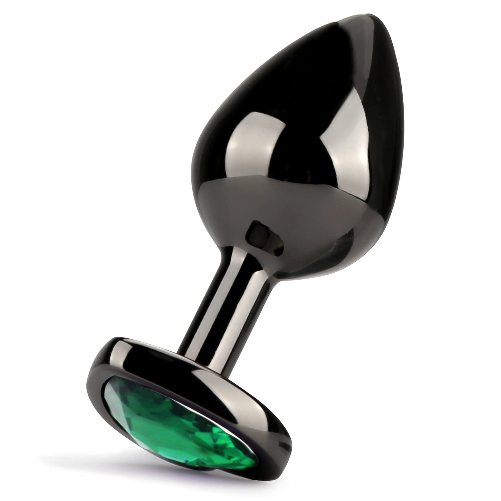 HISIONLEE Anal Plug 3PCS Sex Toys Anal Training Set Metal Butt Plug Adult Trainer Kit Toy with Crystal Diamond S&M Adult Gay Anal Plugs Toy for Beginners Couples Women Men Unisex(): Green