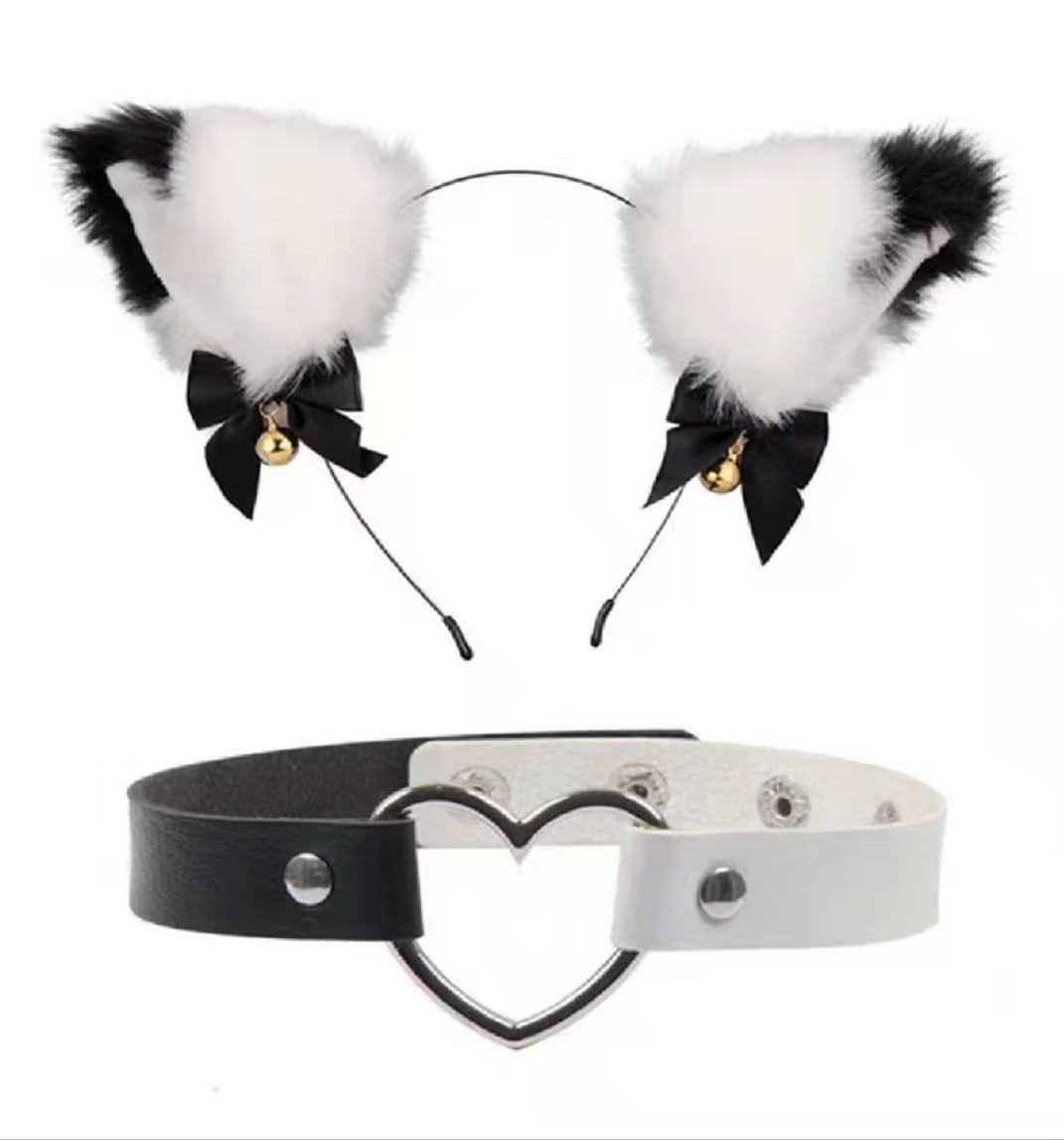 utt Plug Tail Plug, Cute Fox Tail Plug Tail with Small Butt Plug Nipple Clamp Cat Ears Headband Metal Anal Sex Toys for Women Man Beginners Butt Trainer Set Adult Couples: A