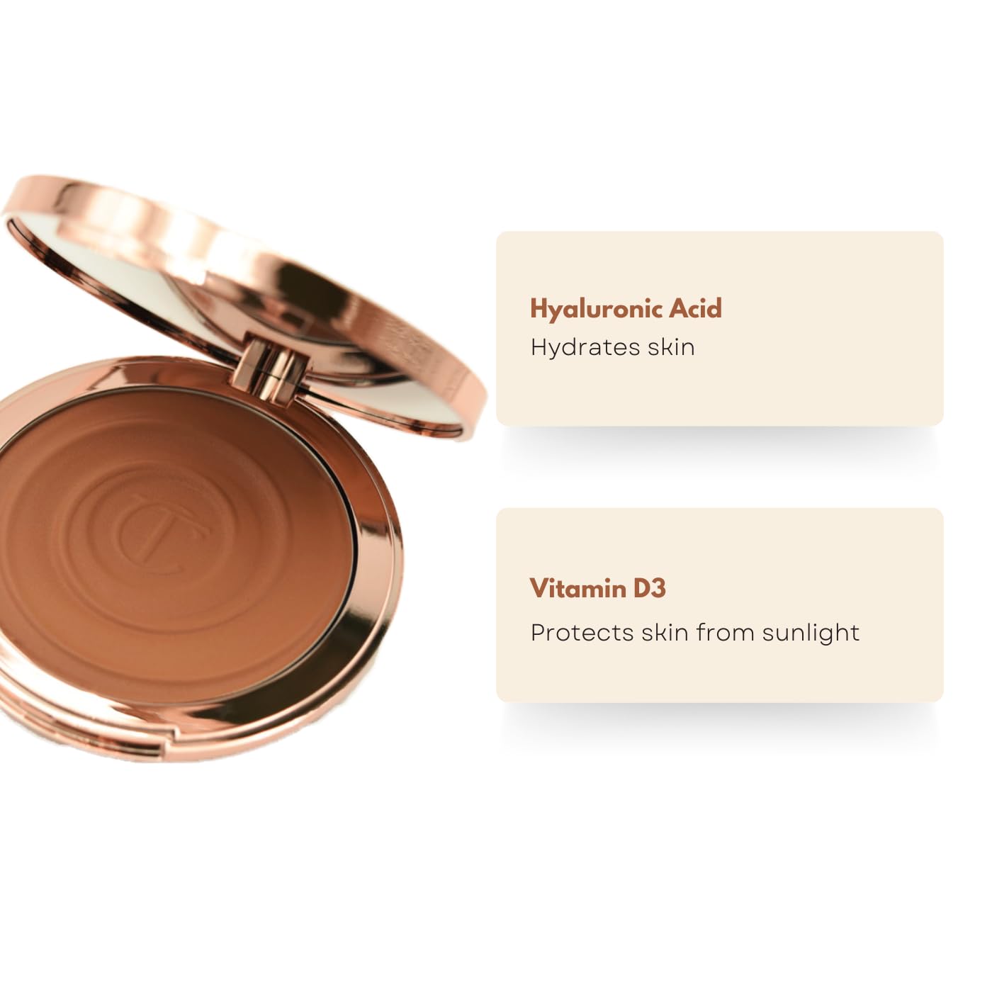 Charlotte Tilbury Beautiful Skin Sun-Kissed Glow Cream Bronzer - 2 Medium - Medium Golden Bronze thumbnail 3