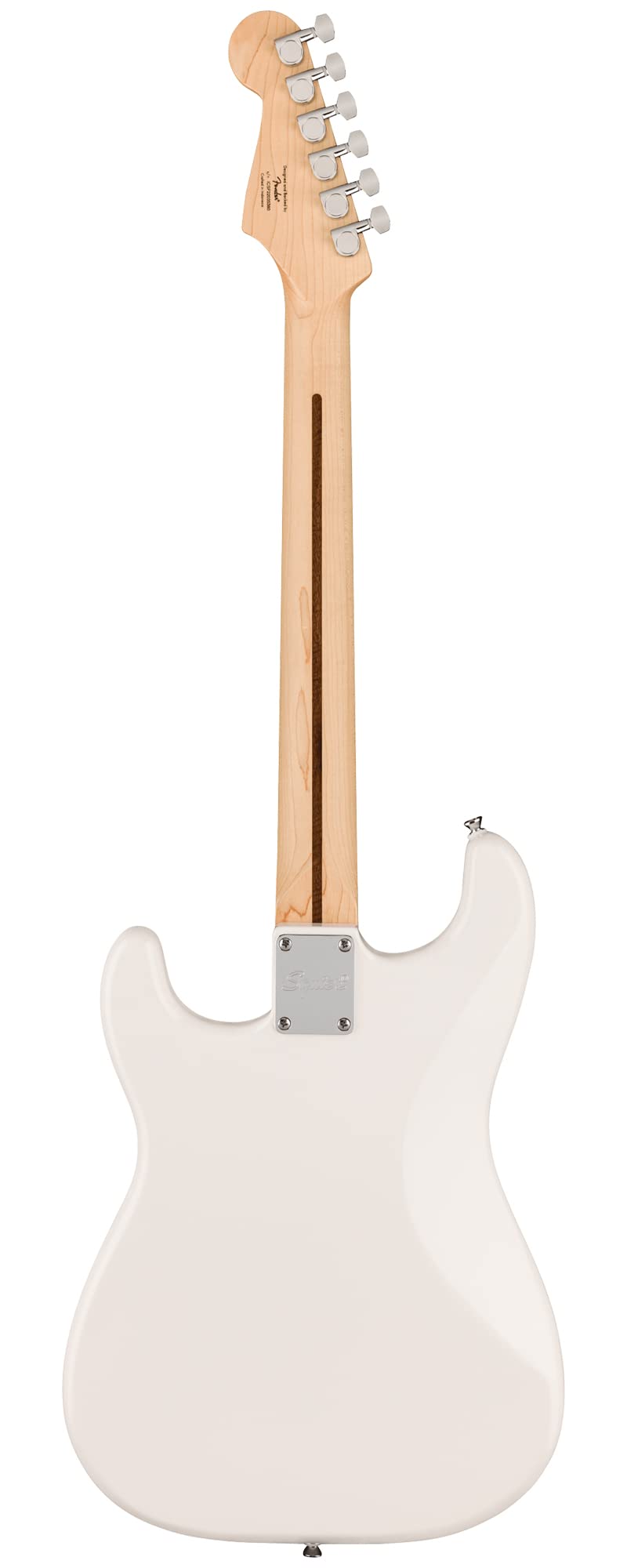 Fender Squier Sonic Stratocaster HT - Arctic White Bundle with Amplifier, Instrument Cable, Tuner, Strap, Picks, and Austin Bazaar Instructional DVD