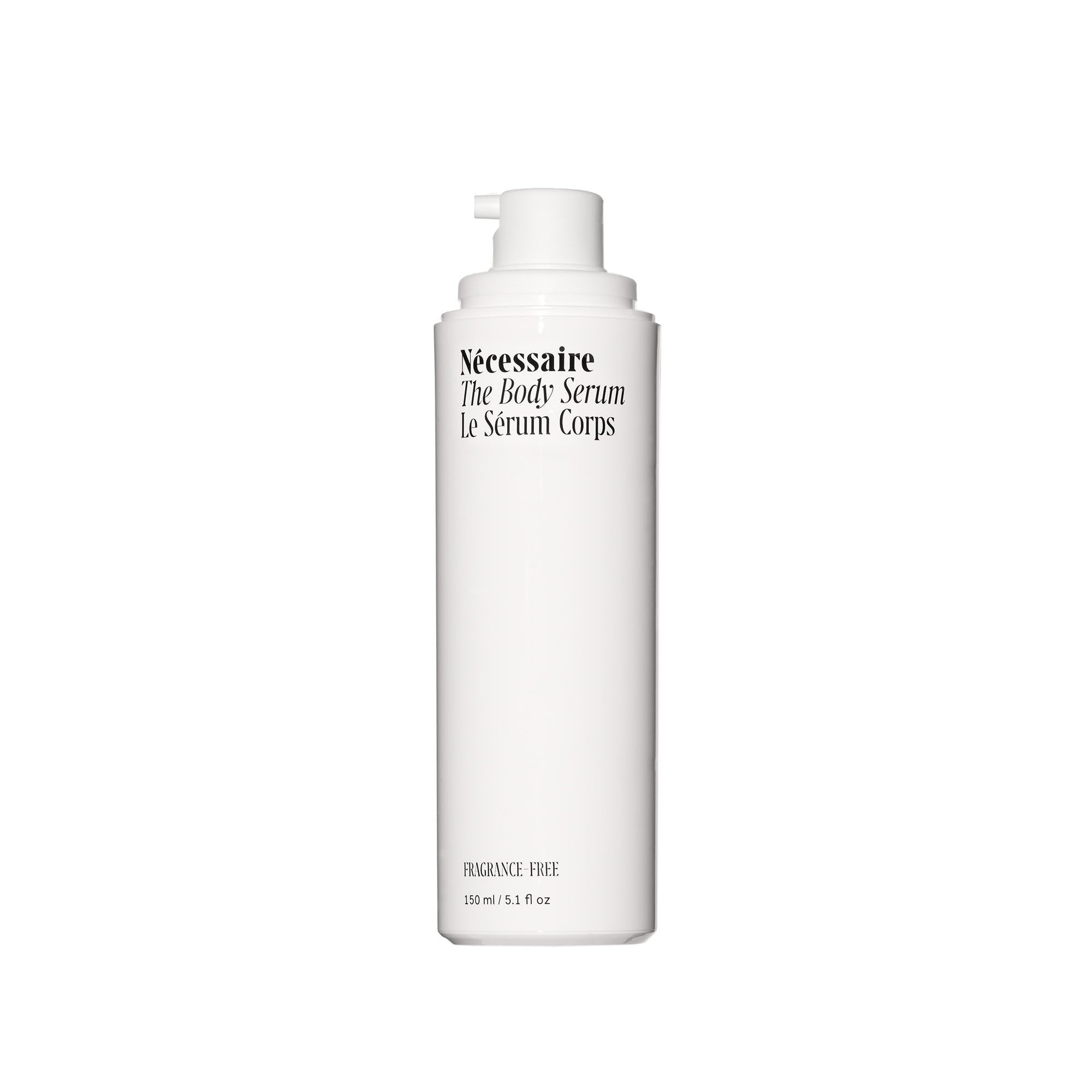 Nécessaire The Body Serum - Hydrating Serum With Hyaluronic Acid, Niacinamide + Ceramides. Dermatologist-Tested. Hypoallergenic. Approved By The National Eczema Association. 150 ml / 5.1 fl oz.