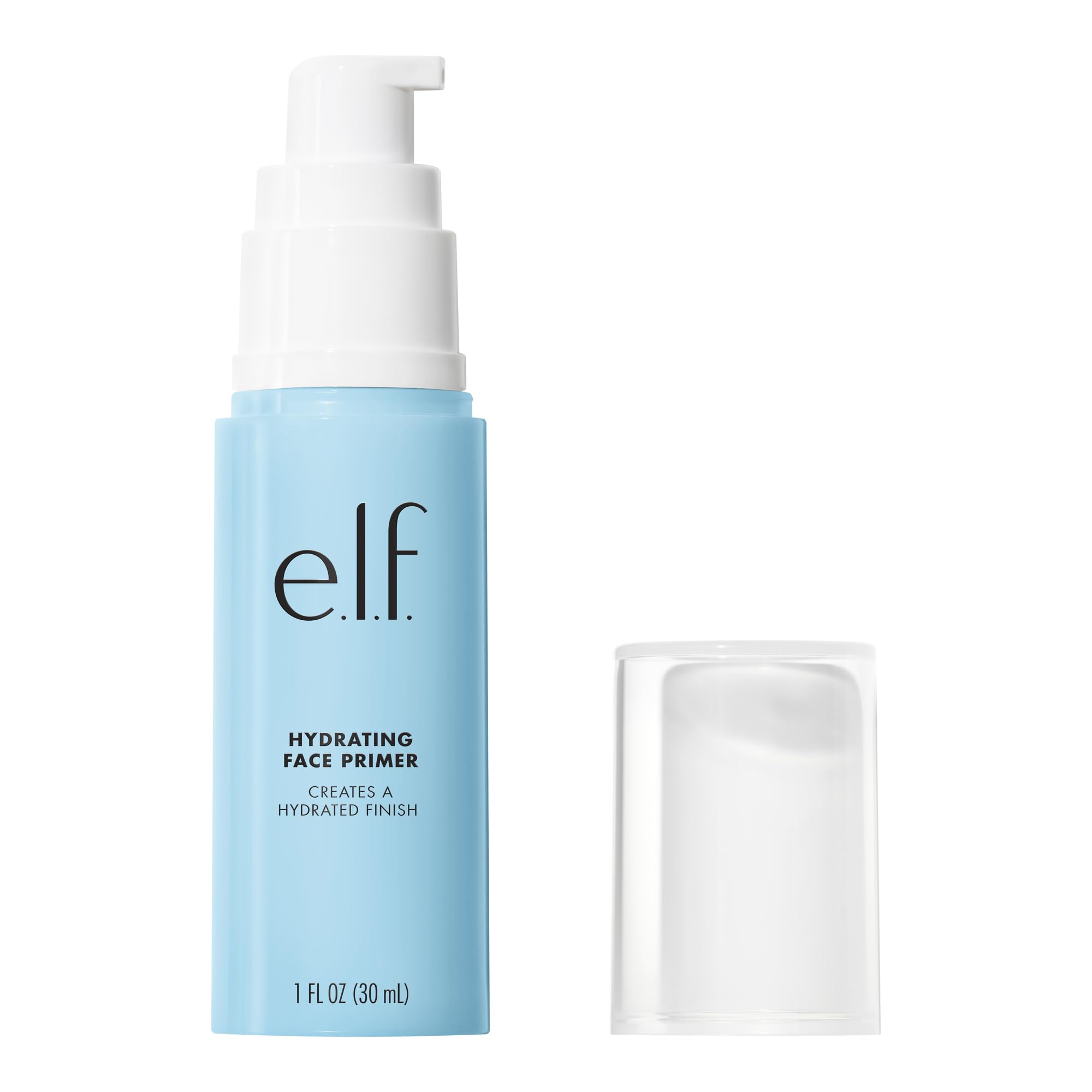 e.l.f. Hydrating Face Primer, Makeup Primer For Flawless, Smooth Skin & Long-Lasting Makeup, Fills In Pores & Fine Lines, Vegan & Cruelty-free, Small: 1.01 Fl Oz (Pack of 1)