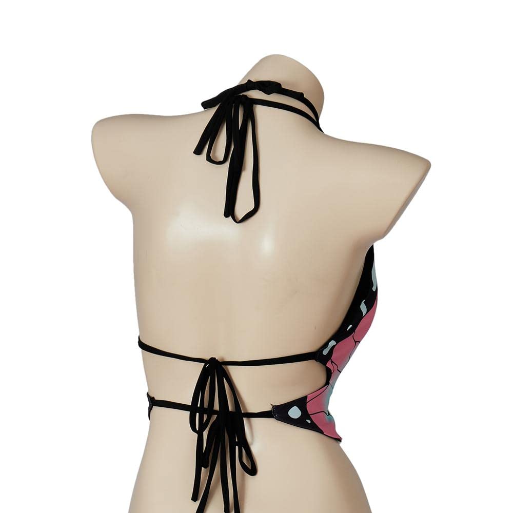 iSHOWcos Anime Women's Halter Necktie Swimsuit Top: Small