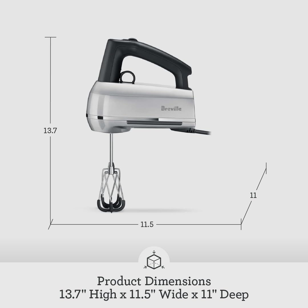 Breville Handy Mix Scraper BHM800SIL, Silver: Silver One Size