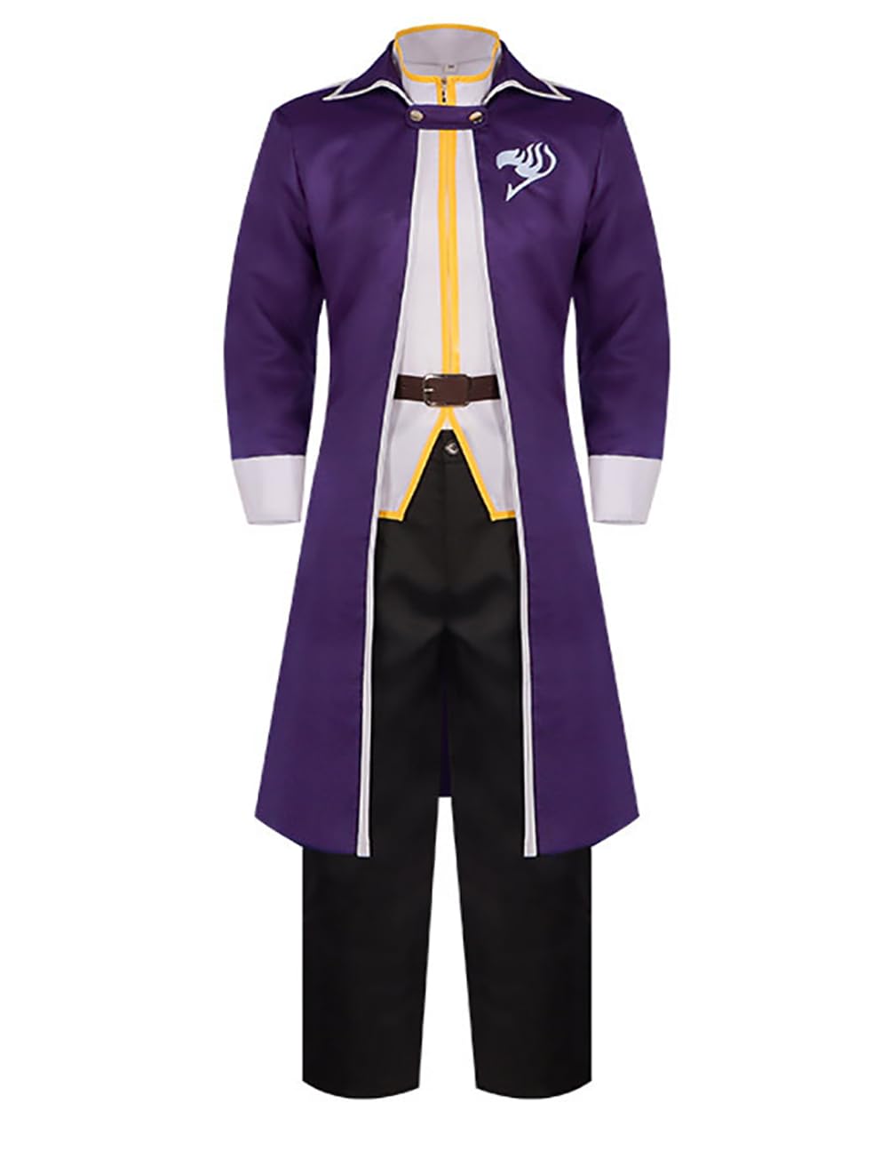 Gray Fullbuster Cosplay Costume Gray Fullbuster Outfit Purple Robe With Wig Halloween