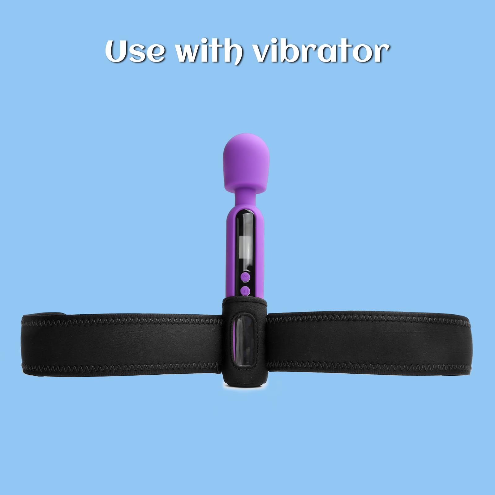 Sex Toy Restraint Leg Straps, Vibrator Elasticity Constrained Forced Strap for Women Hands-Free Play, Adjustable Bondage Leg Straps, Elasticity Constrained Forced Strap for a Variety of Vibrators