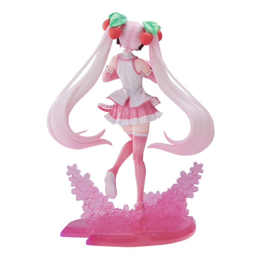 SEGA Goods Hatsune Miku - Sakura Miku 2023 - Statuette Luminasta 21cm: Pink,white
