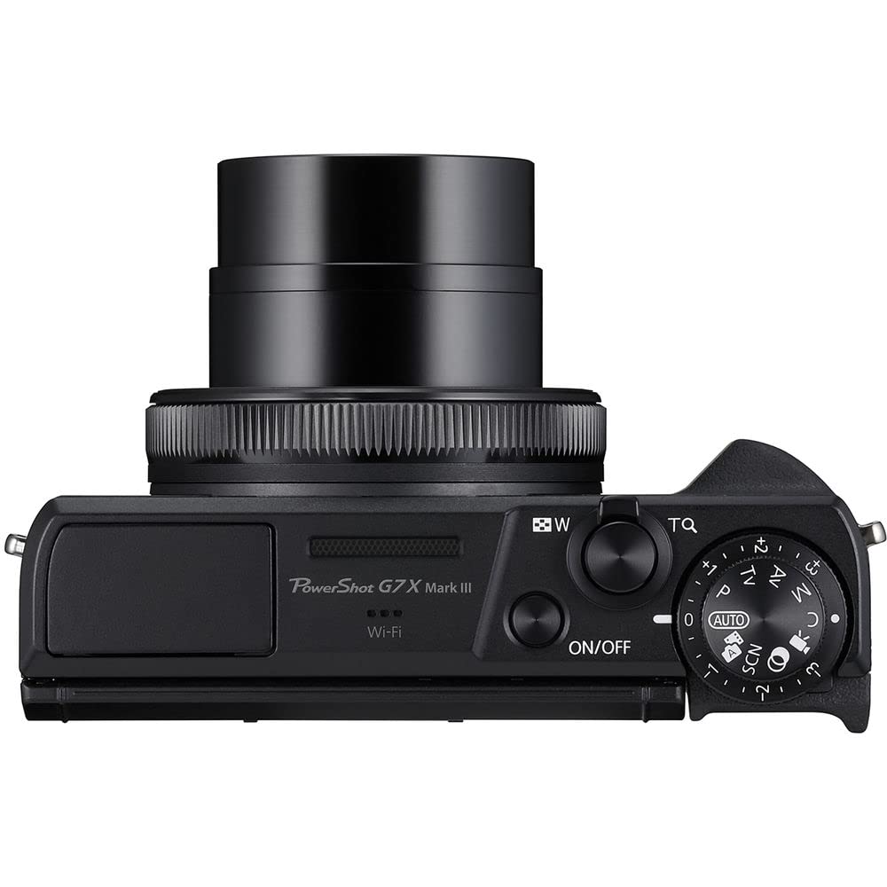 Canon PowerShot G7 X Mark III Digital Camera (Black) (3637C001) + 2 x 64GB Memory Card + 3 x NB13L Battery + Corel Photo Software + Charger + Card Reader + LED Light + More (Renewed): Canon PowerShot G7 X Mark III Digital Camera (Black) (3637C001) + 2 x 64GB Memory Card + 3 x NB13L Battery + Corel Photo Software + Charger + Card Reader + LED Light + More (Renewed)