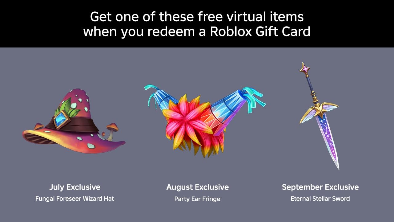 Roblox Physical Gift Card [Includes Free Virtual Item] [Redeem Worldwide]: 50 Standard