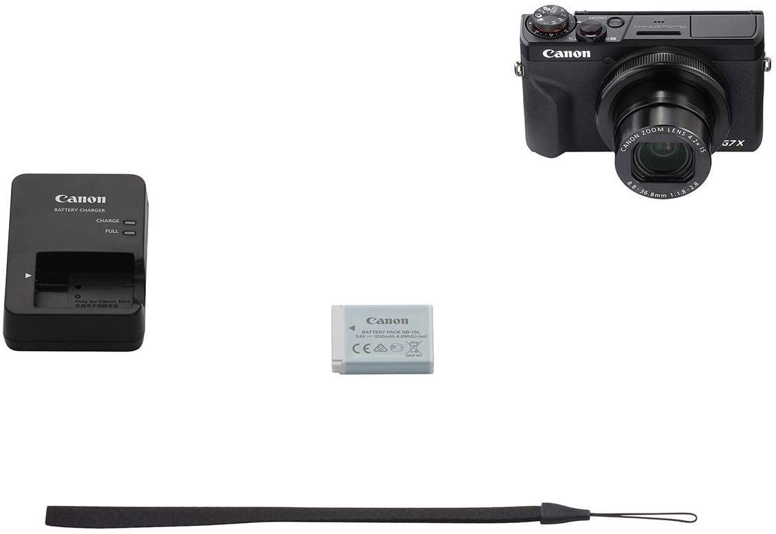 Canon PowerShot G7X Mark III Digital Camera with 4.2X Optical Zoom Lens (Black): Black Camera Only Base