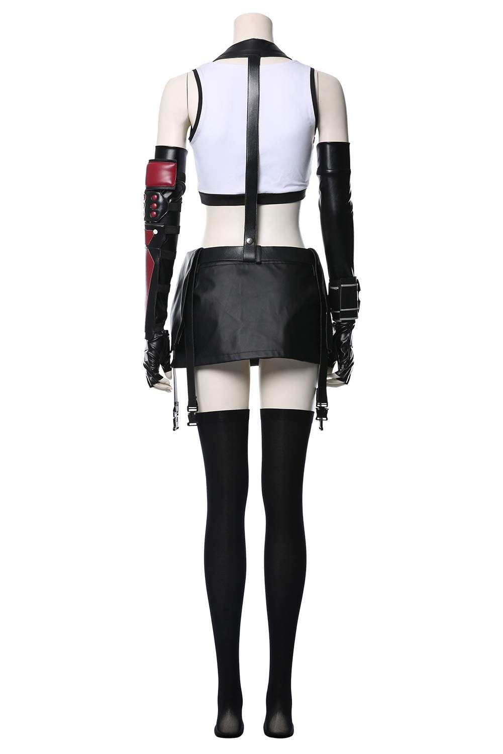 COSTHAT Womens Cosplay Costume Outfit Halloween Black Uniform: Black and White X-Small