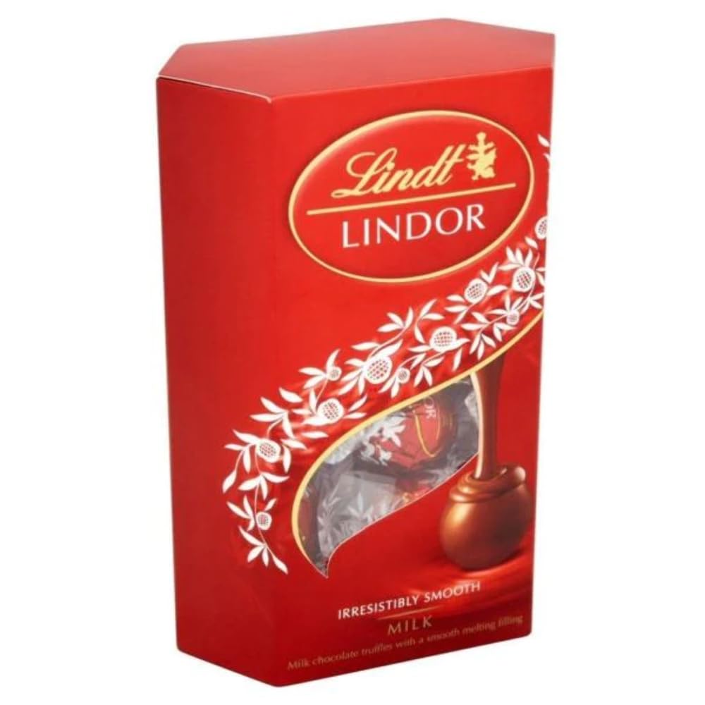 Lindt LINDOR Milk Chocolate Candy Truffles Traditions Gift Box, Milk Chocolate Candy with Smooth, Melting Truffle Center, 6.8 oz.: Ball 7.05 Ounce (Pack of 1)