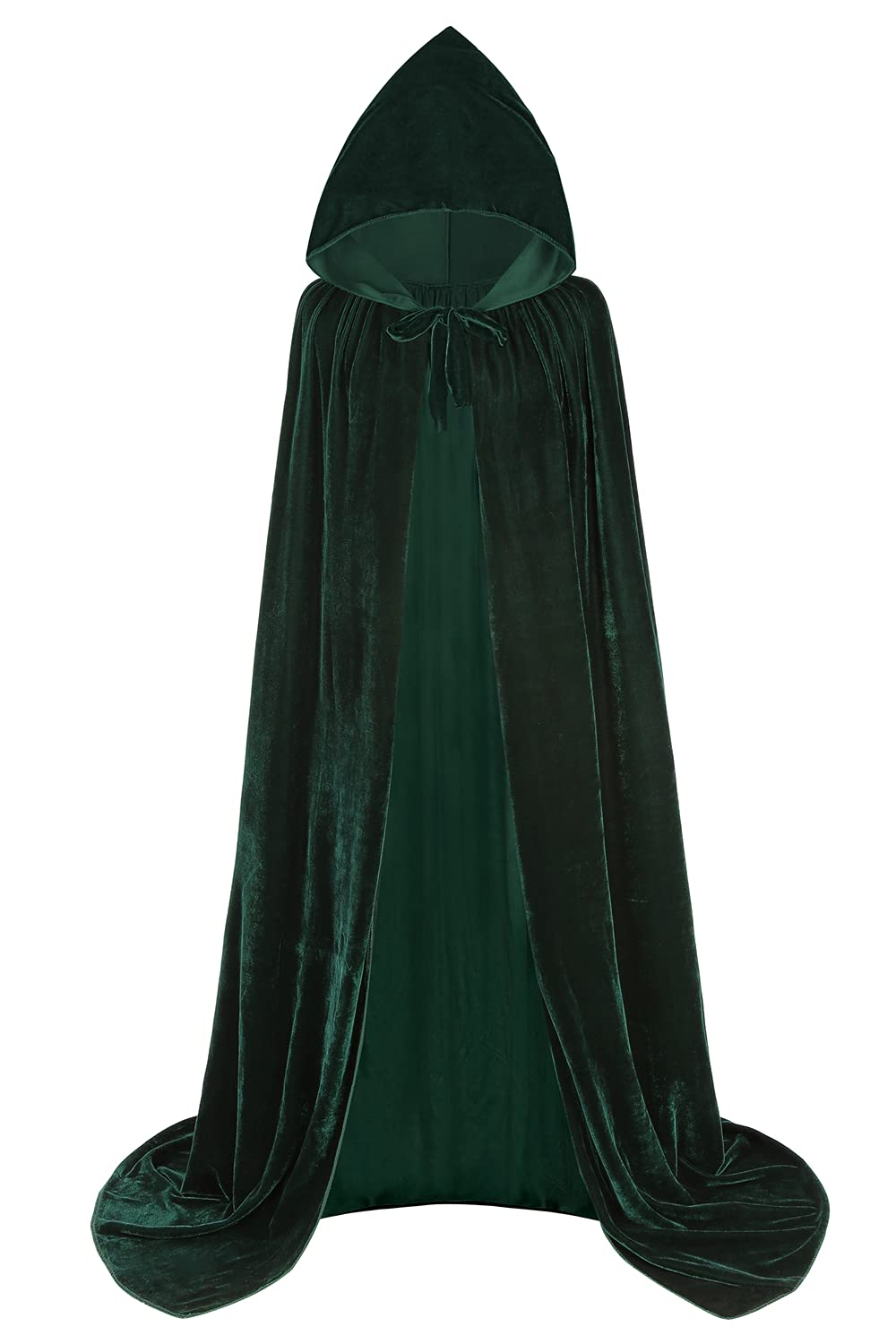 ALIZIWAY Hooded Cape Plus Size Deluxe Velvet Cosplay Cloak with Hood for Adults Halloween Christmas