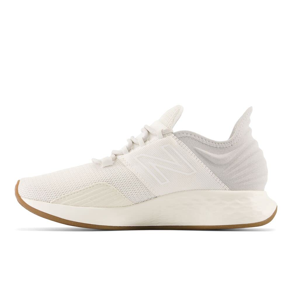 New Balance Women's Fresh Foam Roav' Road Running Shoe: Paper White/Gum 8.5