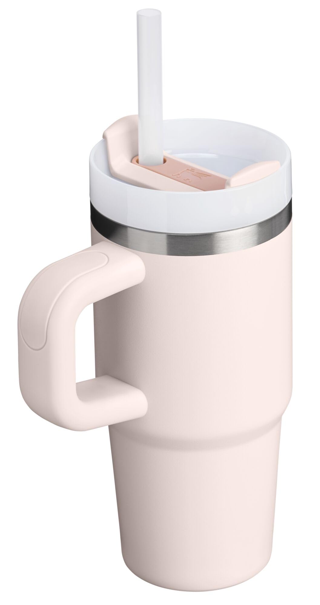 Stanley Quencher H2.0 Tumbler with Handle and Straw 30 oz | Flowstate 3-Position Lid | Cup Holder Compatible for Travel | Insulated Stainless Steel Cup | BPA-Free | Rose Quartz 2.0: 14 Ounces Rose Quartz 2.0