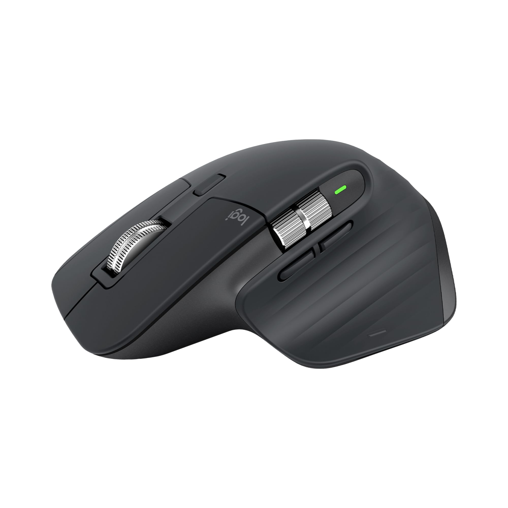 Logitech MX Master 3S Wireless Mouse Standard Edition with Logi Bolt USB Receiver, Ultra-fast Scrolling, Ergo, 8K DPI, Track on Glass, Quiet Clicks, USB-C, Bluetooth, Windows, Linux, Chrome - Graphite: Graphite Mouse w. USB Receiver