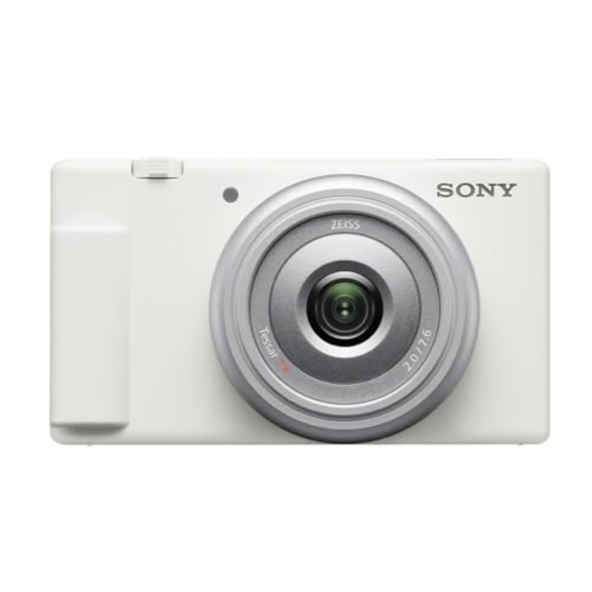 Sony ZV-1F Vlog Camera for Content Creators and Vloggers White: White Camera Only