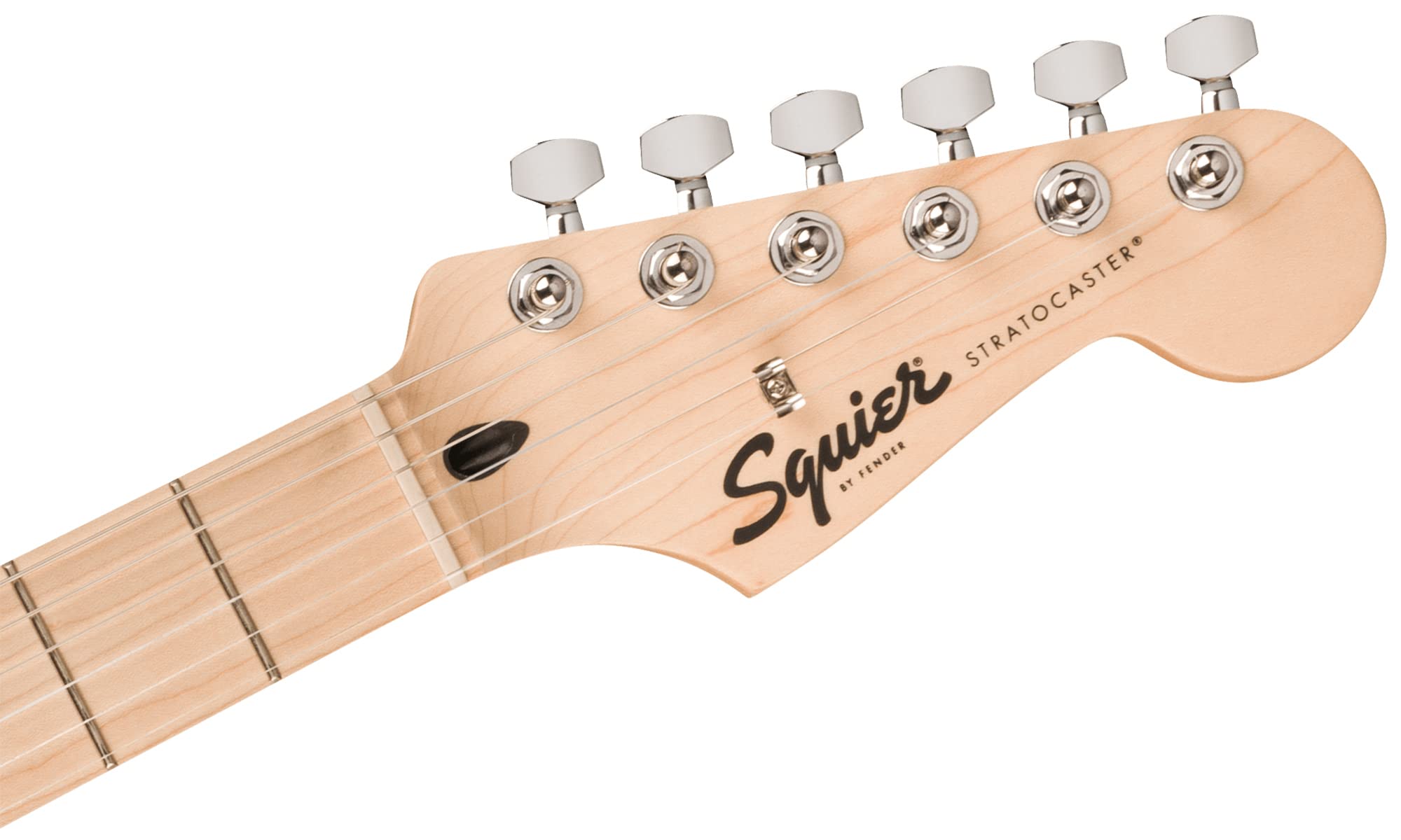 Fender Squier Sonic Stratocaster HT - Arctic White Bundle with Amplifier, Instrument Cable, Tuner, Strap, Picks, and Austin Bazaar Instructional DVD