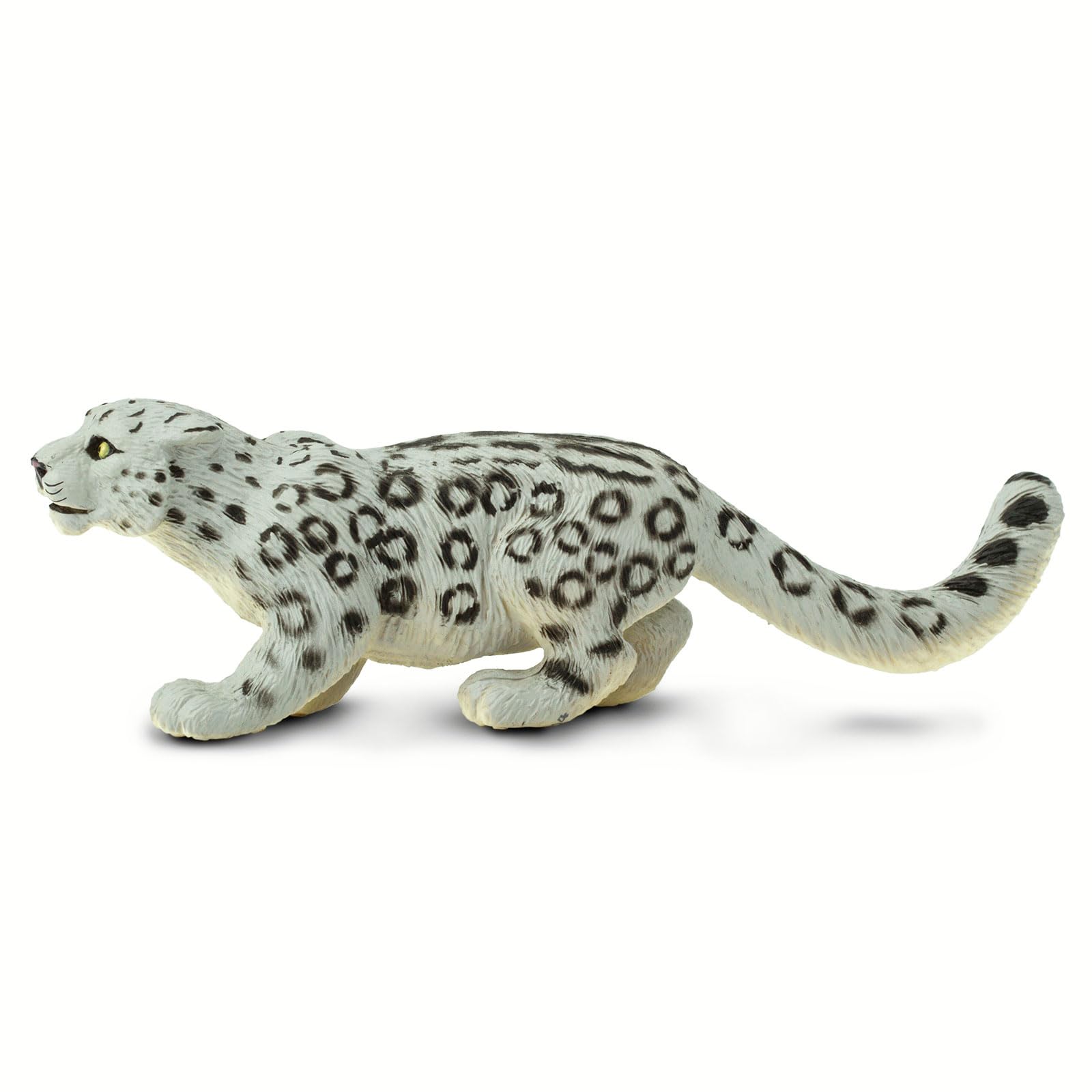 Safari Ltd. Snow Leopard Figurine - Detailed 5.5" Plastic Model Figure - Fun Educational Play Toy for Boys, Girls & Kids Ages 3+