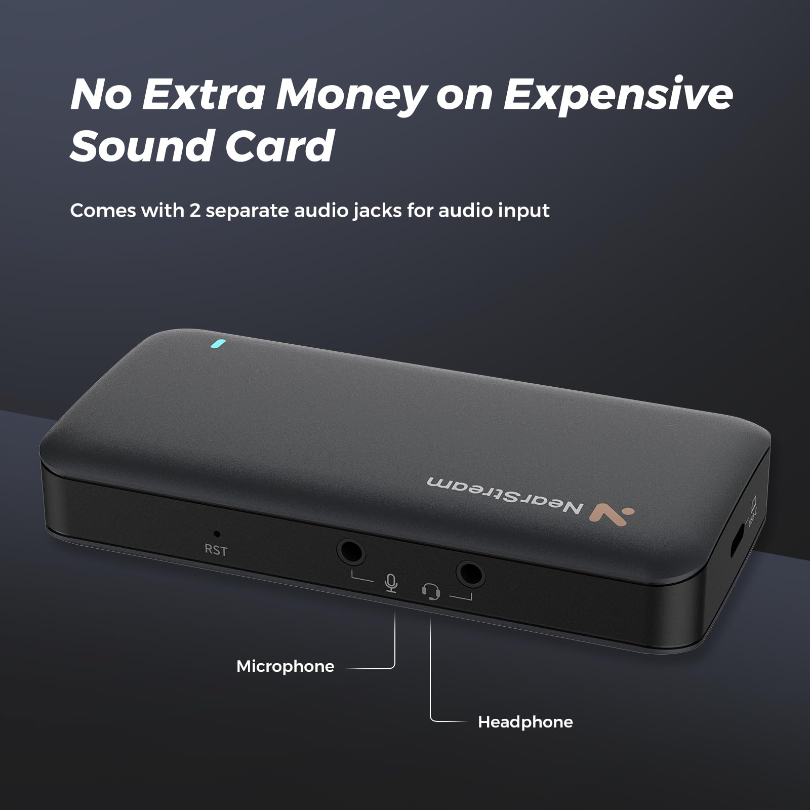 NearStream 4K HDMI Capture Card, USB 3.0 Video Capture Card for Streaming, Recording in 1080P 60FPS with Ultra-Low Latency, Compatible with PS4/PS5/Switch in OBS, YouTube, Works with PC/Mac (CCD10) thumbnail 7