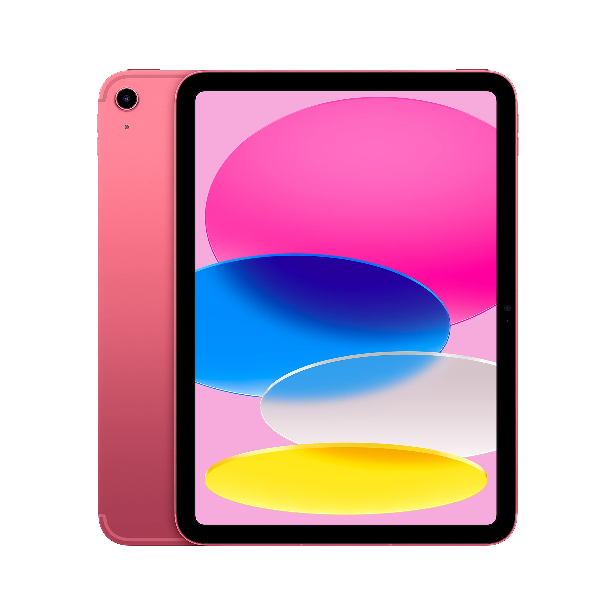 Apple iPad (10th Generation): with A14 Bionic chip, 10.9-inch Liquid Retina Display, 64GB, Wi-Fi 6, 12MP front/12MP Back Camera, Touch ID, All-Day Battery Life – Blue: WiFi + Cellular 256GB Pink without AppleCare+