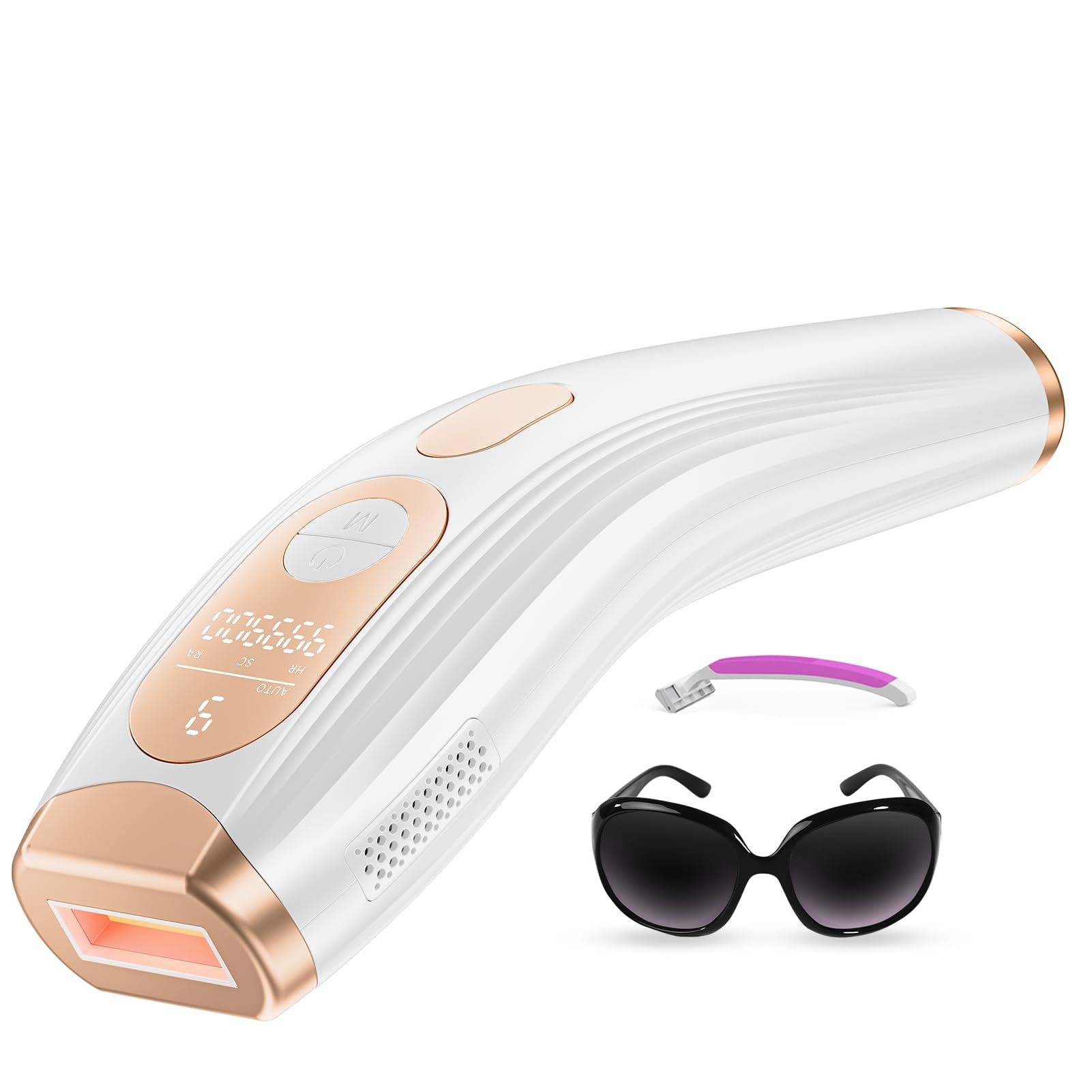 Laser Hair Removal, Laser IPL Hair Removal for Women and Men Permanent, Hair Removal Device with 3.0 IPL Red Light Wave, Home Laser Hair Removal Device for Legs Armpits Back Bikini Body Use - Image 1