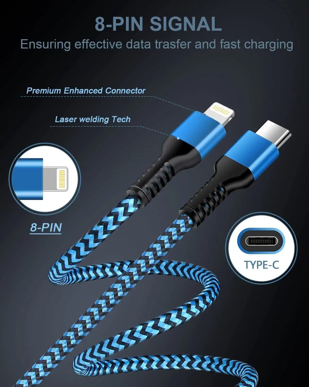 Lightning Charger-10Ft, 5Pack USB A to Lightning Cable for iPhone 14 Pro Max 14Pro 14 13 13Pro 12 Max 12Pro 11 Mini 11Pro SE X XR XS 8 Plus 7 6 6s Apple Certified Phone Charging Power Cord Wire