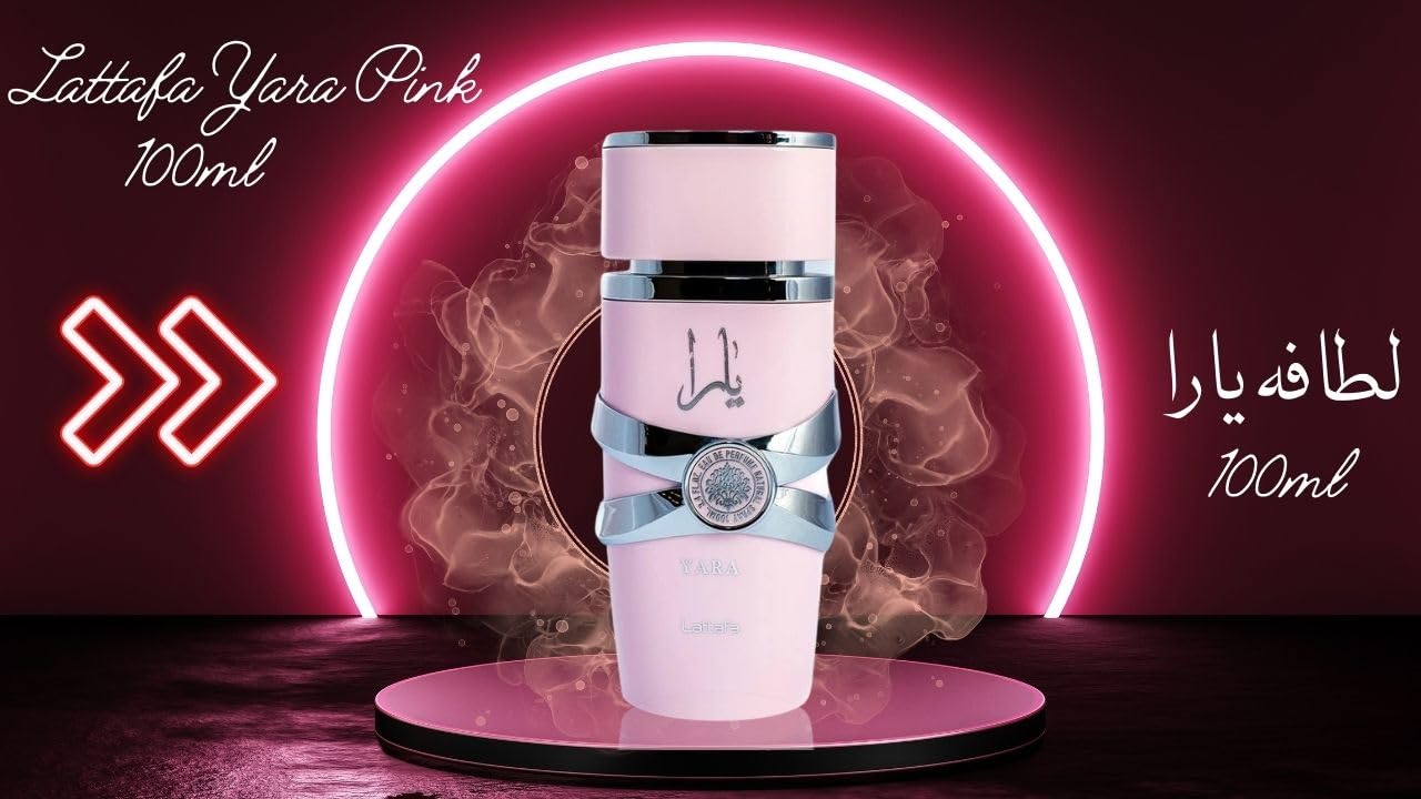 Yara Pink Eau De Parfum 100ml (3.4 fl oz) for Female Long-Lasting Fragrance: Yara Pink Eau De Parfum 100ml (3.4 fl oz) for Female Long-Lasting Fragrance