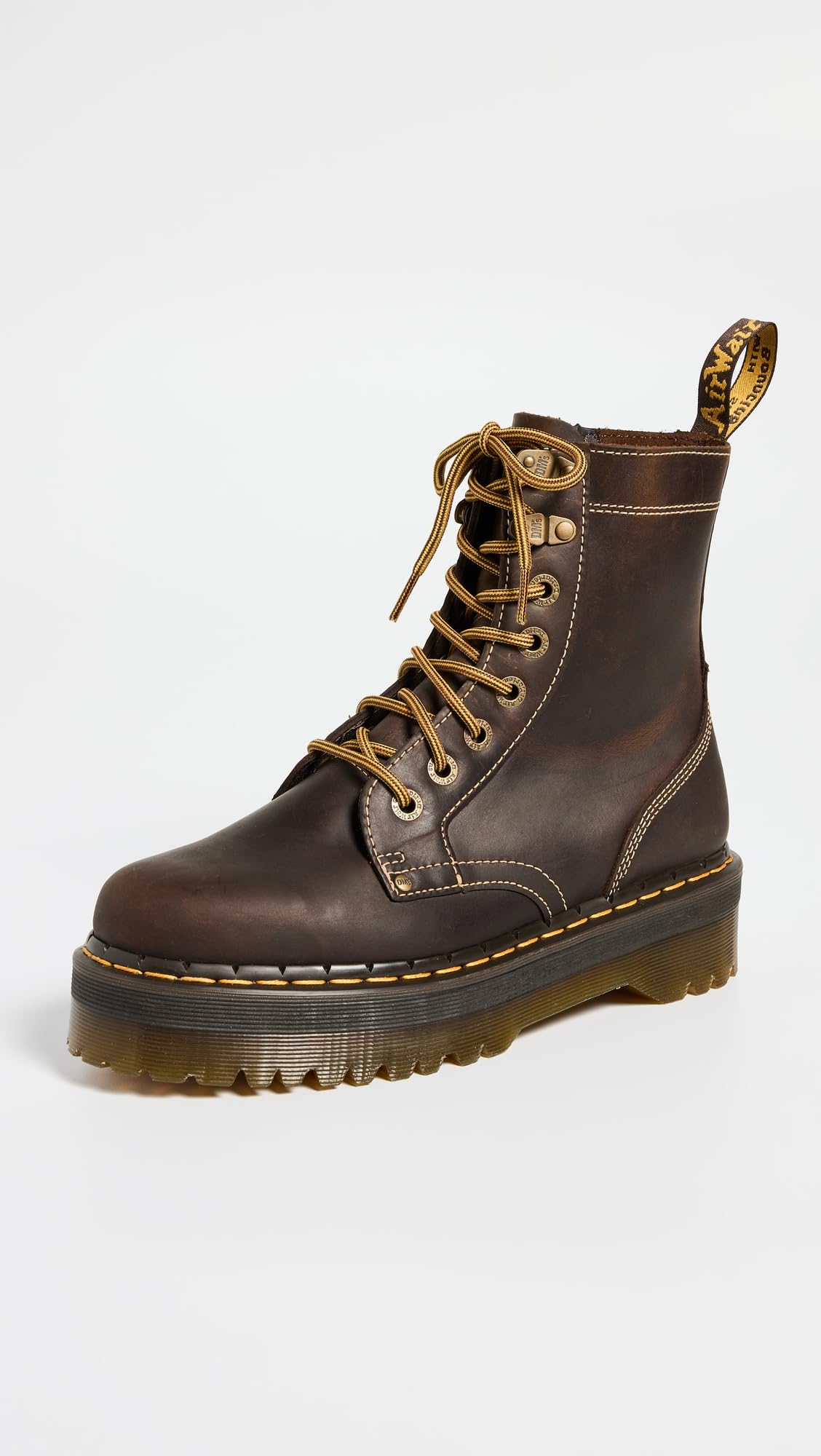 Dr. Martens Unisex Jadon Arc Boots: 7 Women/6 Men Dark Brown