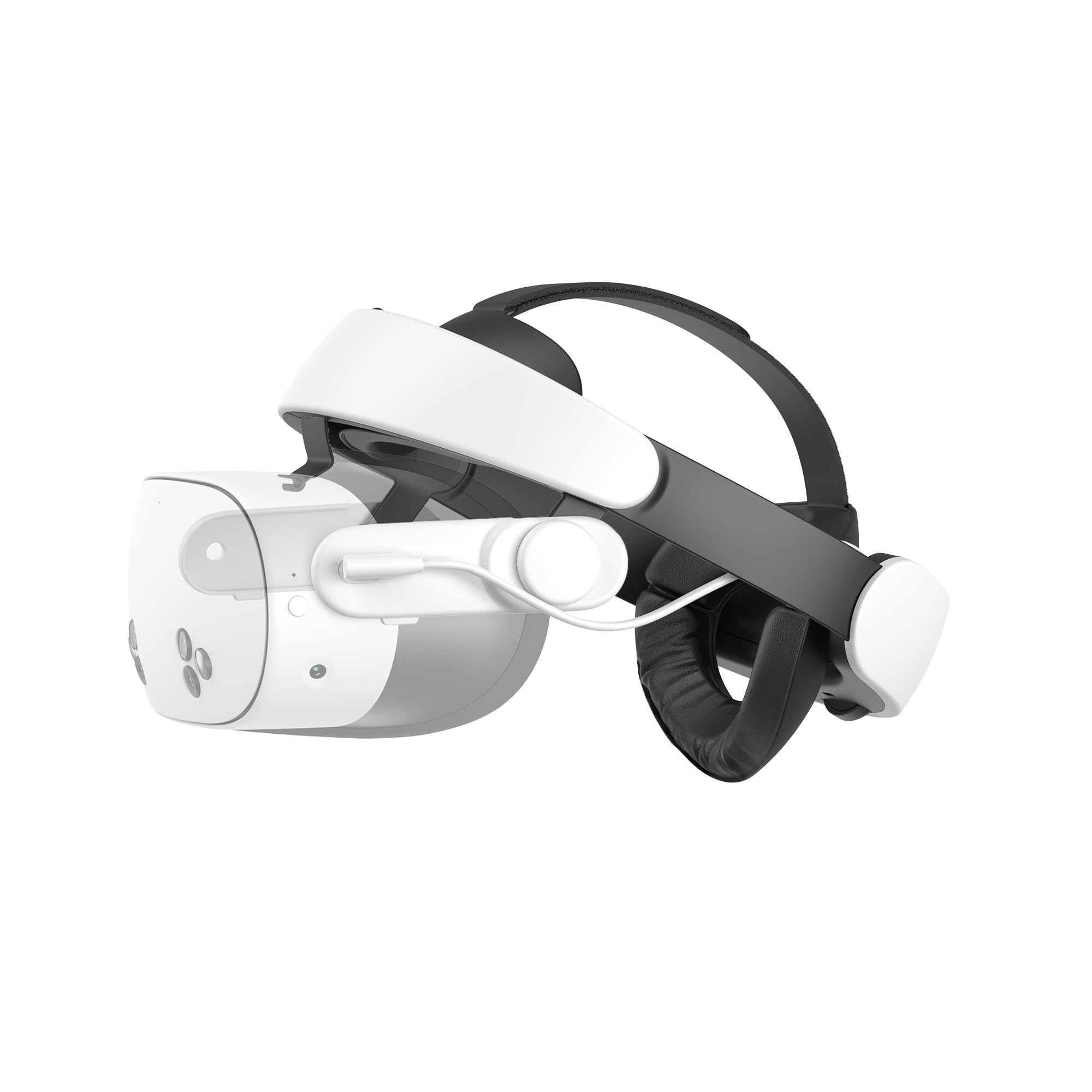 Kiwi Design H4 Boost Comfort Battery Head Strap Accessories for Meta/Oculus Quest 3/Quest 3s, Dual Fast Charge The VR Headset and Battery Strap in 2.5h, Halo Head Strap Reduce Facial Pressure