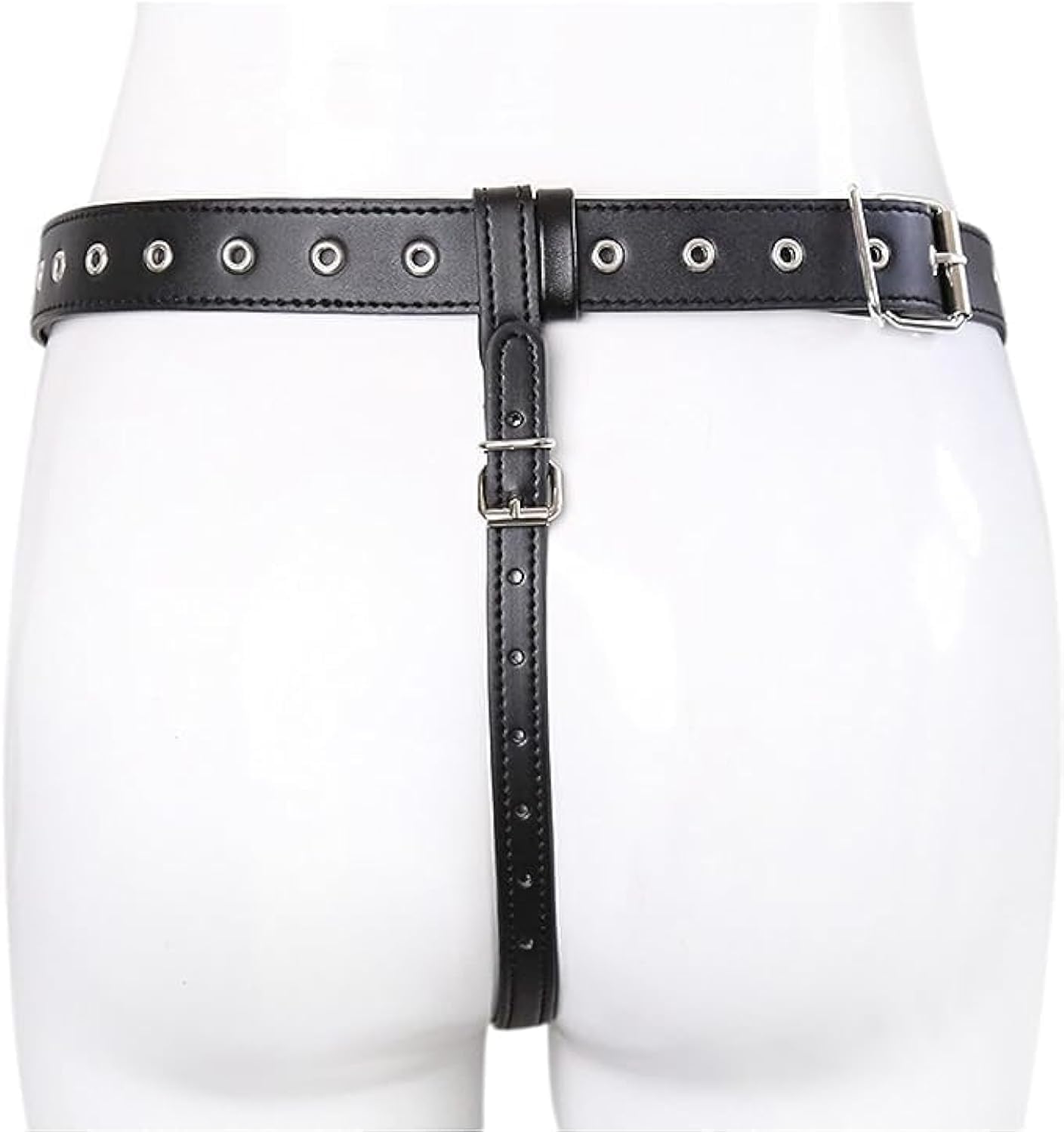 Leather Chastity Pants for Woman Gay Underwear Bedroom BDSM Toys Female Chastity Belt Sexy Thong for Adult Play Hog Ties Restraint SM Sex Toys for Couple