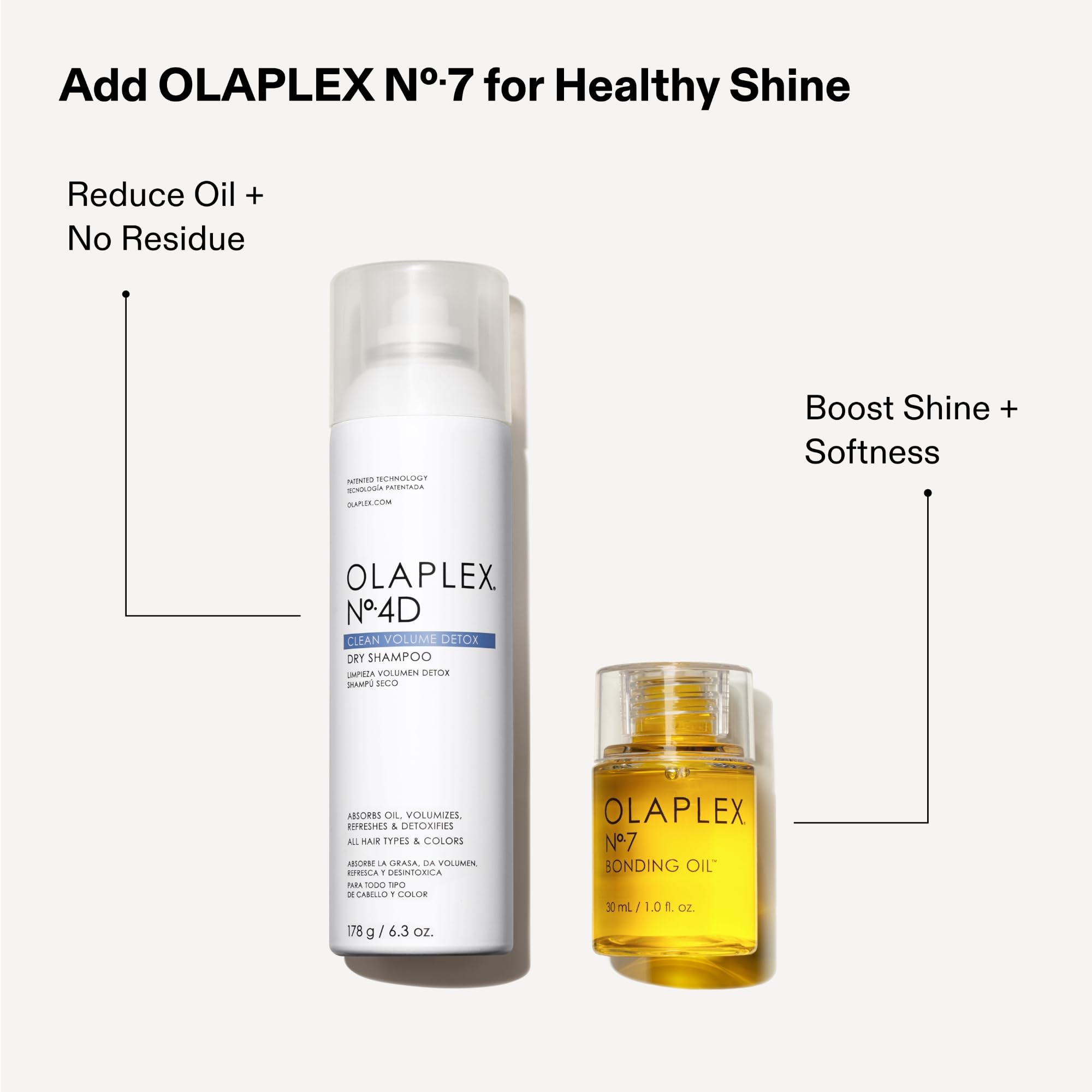 Olaplex No. 4D Clean Weightless Volume Dry Shampoo, Detoxifies Scalp, Neutralizes Odor, Leaves Hair Feeling Clean, For All Hair Types, 6.3 oz: Olaplex No. 4D Clean Weightless Volume Dry Shampoo, Detoxifies Scalp, Neutralizes Odor, Leaves Hair Feeling Clean, For All Hair Types, 6.3 oz