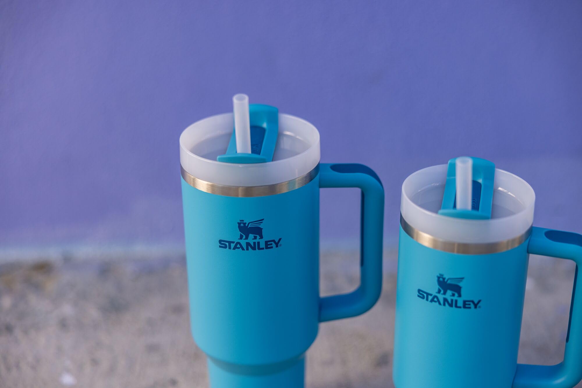 Stanley Quencher H2.0 Tumbler with Handle and Straw 30 oz | Flowstate 3-Position Lid | Cup Holder Compatible for Travel | Insulated Stainless Steel Cup | BPA-Free | Rose Quartz 2.0