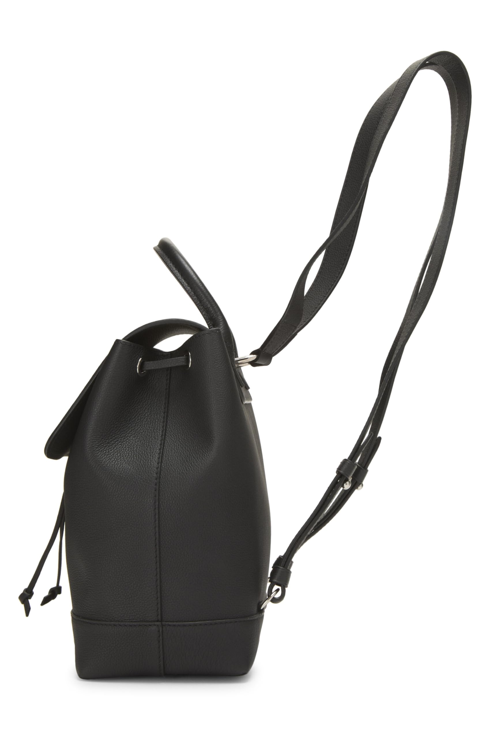 Louis Vuitton, Pre-Loved Black Leather Lockme Backpack, Black
