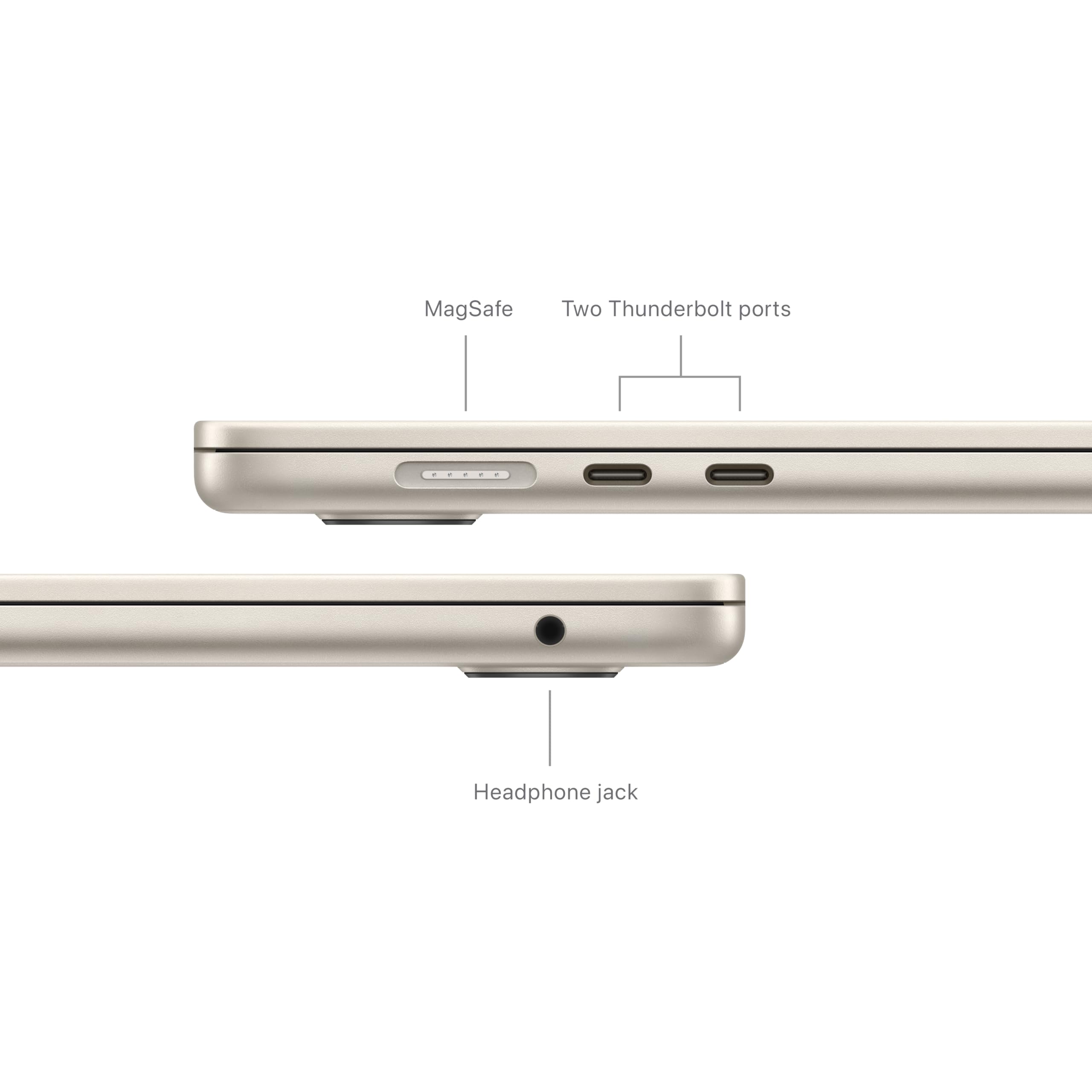 Apple 2024 MacBook Air 15-inch Laptop with M3 chip: Built for Apple Intelligence, 15.3-inch Liquid Retina Display, 8GB Unified Memory, 256GB SSD Storage, Backlit Keyboard, Touch ID; Midnight: 24GB Unified Memory, 512GB SSD Storage Starlight without AppleCare+