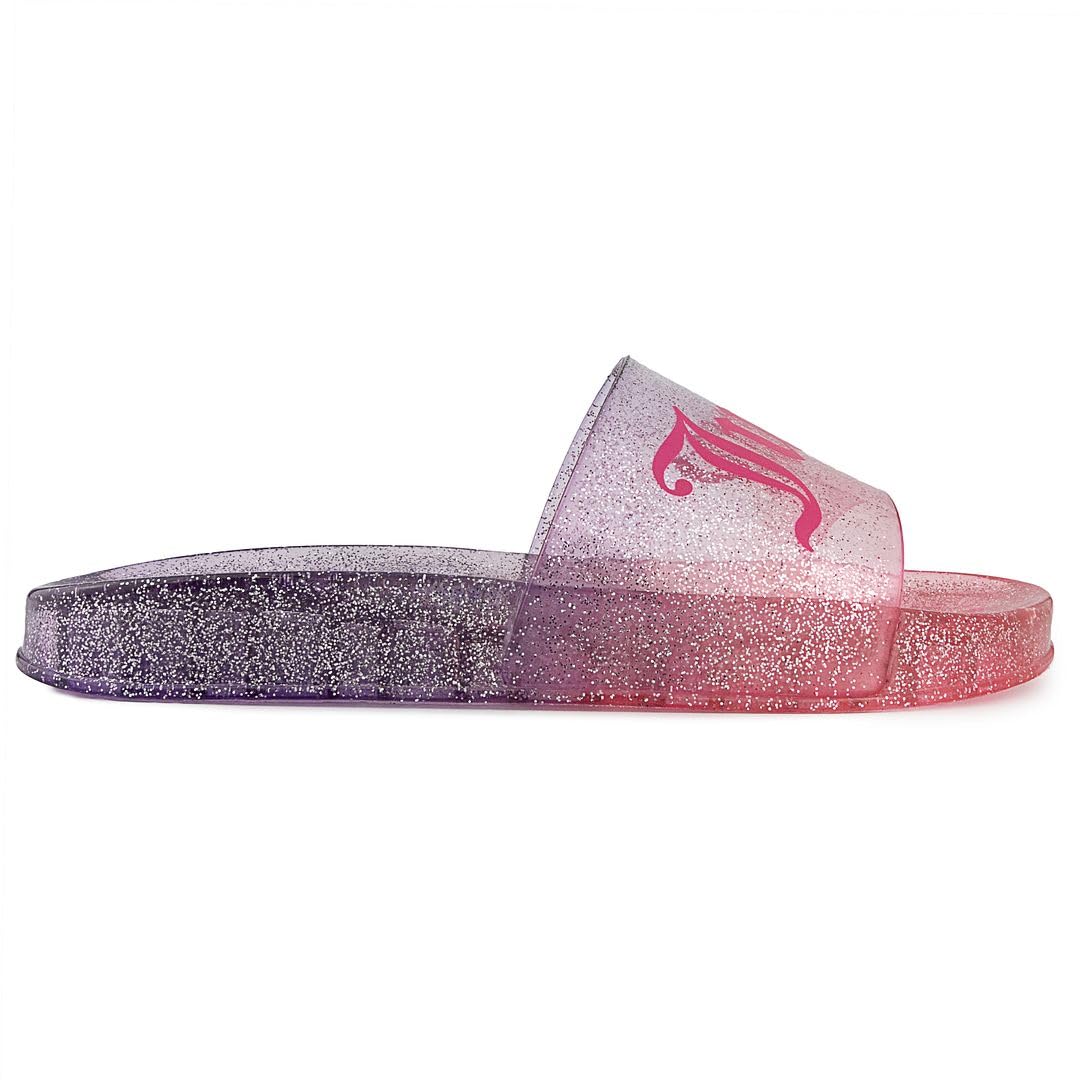 Juicy Couture Slide Sandals, Beach Flats for Women, Summer Shoes: Juicy Couture Slide Sandals, Beach Flats for Women, Summer Shoes