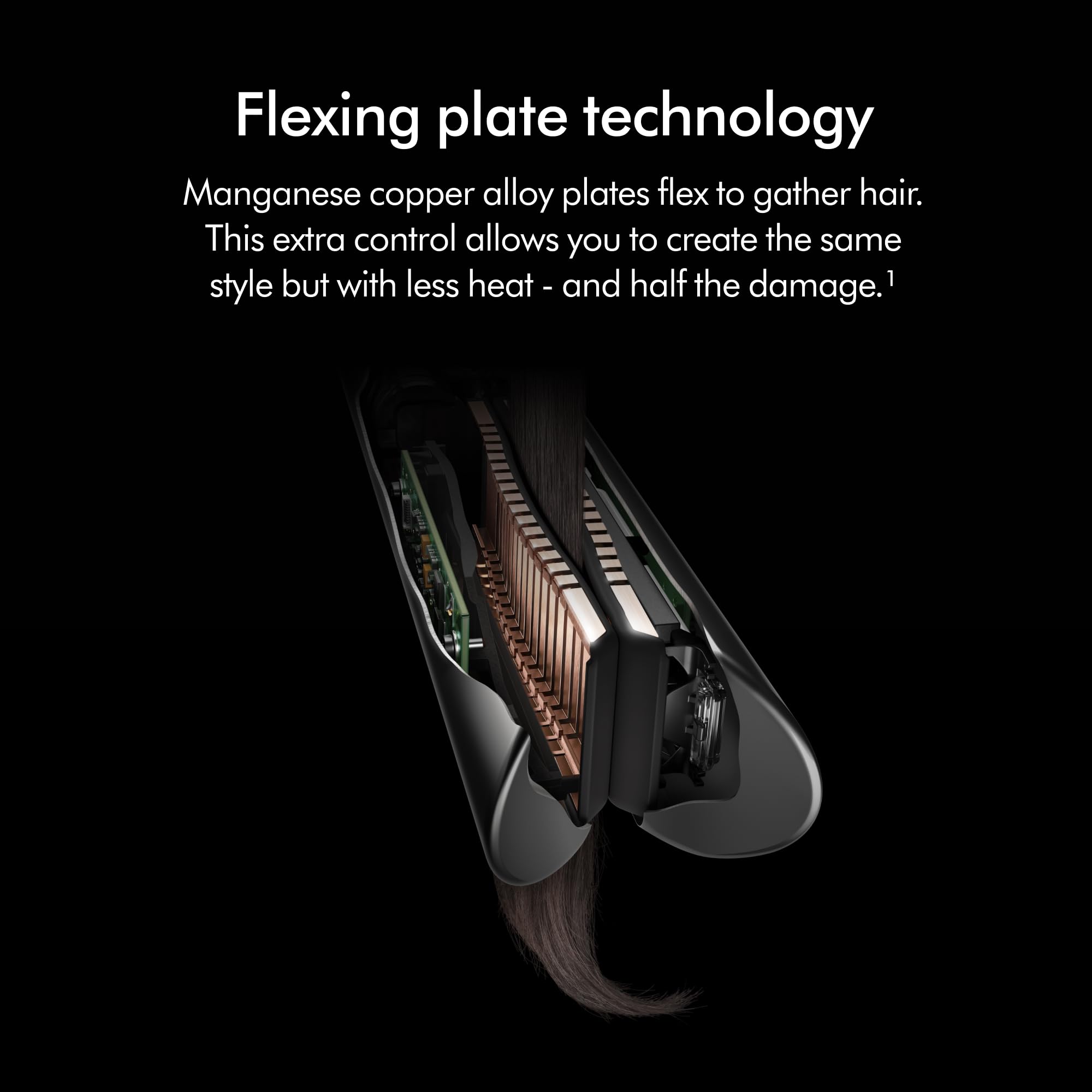 Dyson Corrale™ Hair Straightener: Nickel/ Copper